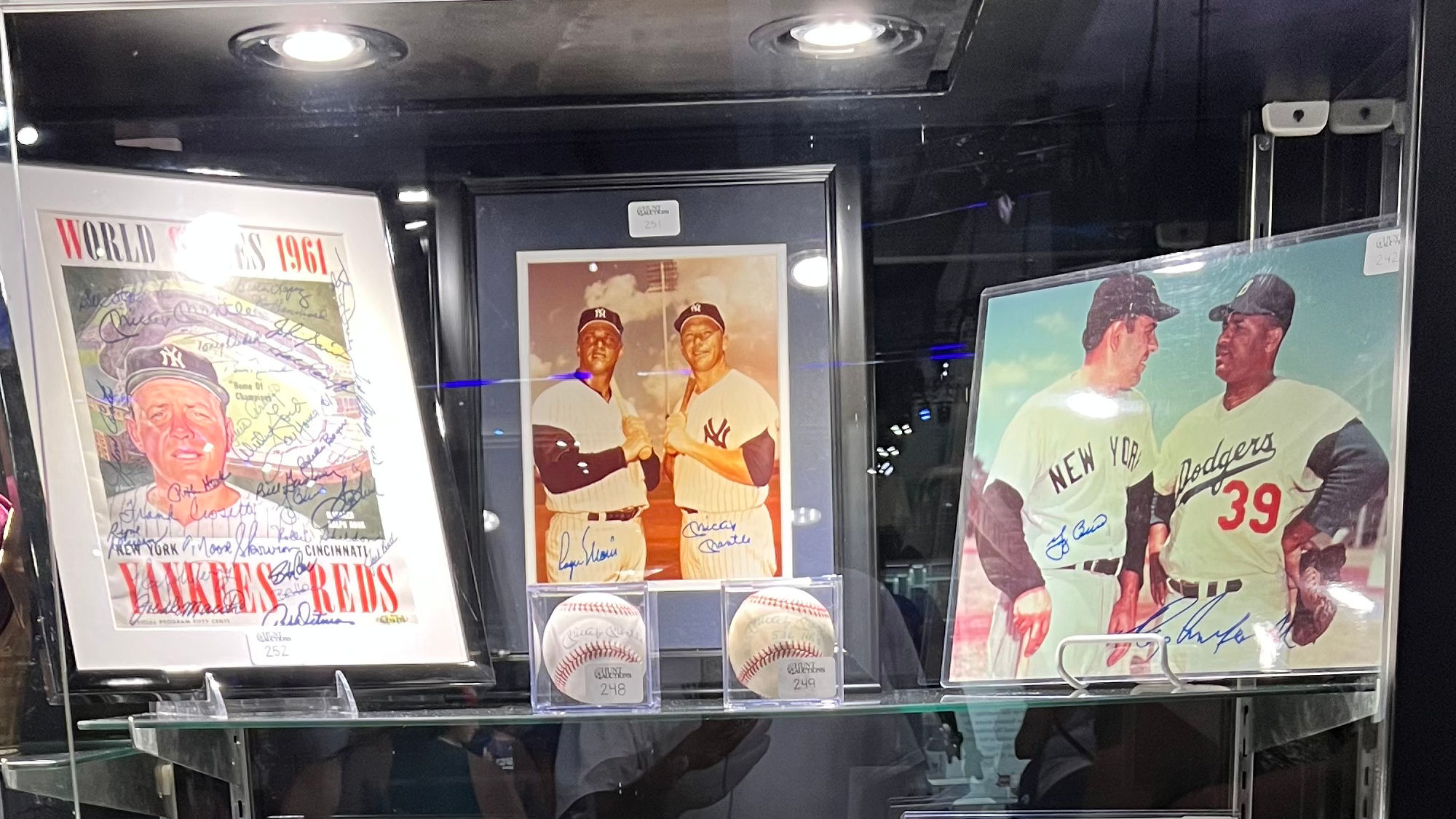 All Star Auctions Baseball Items