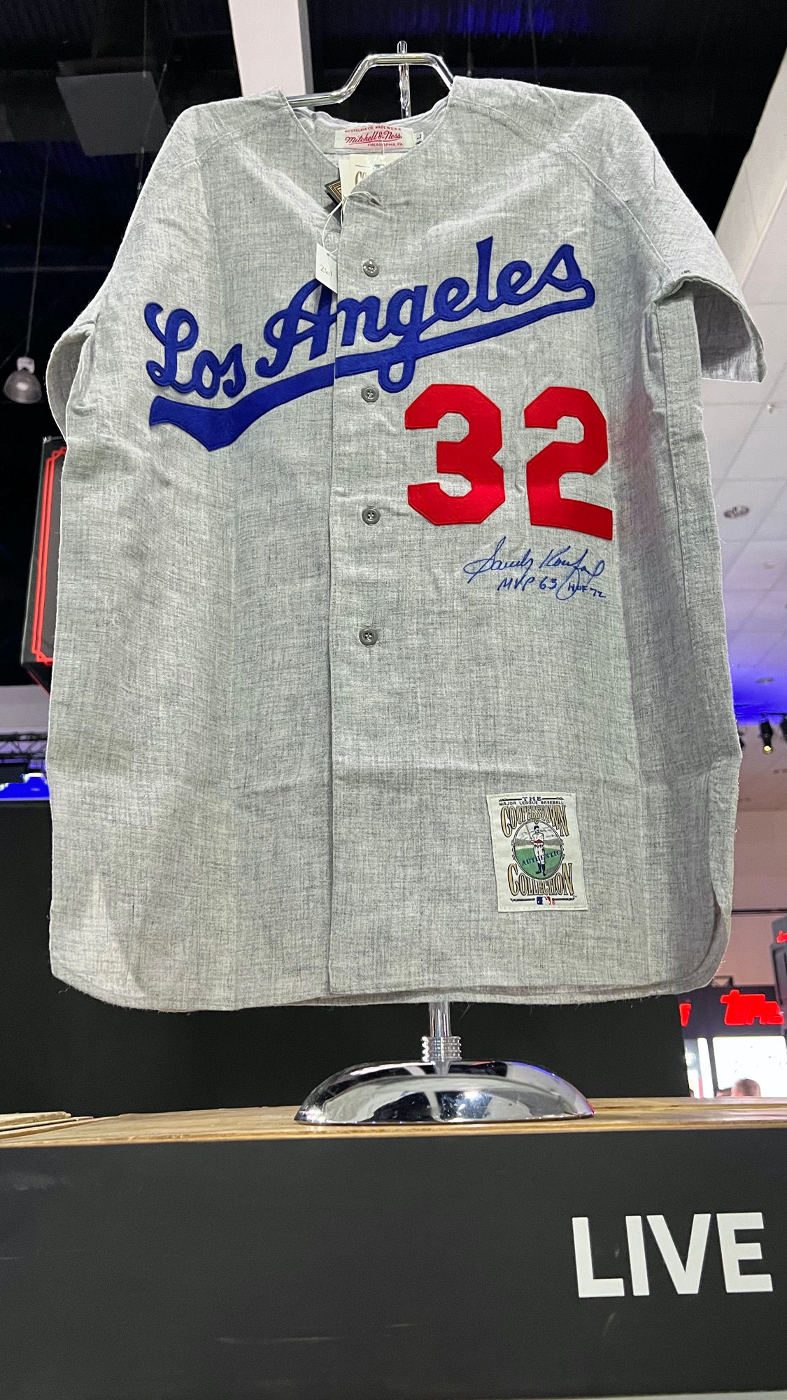 All Star Auctions Dodger Jersey