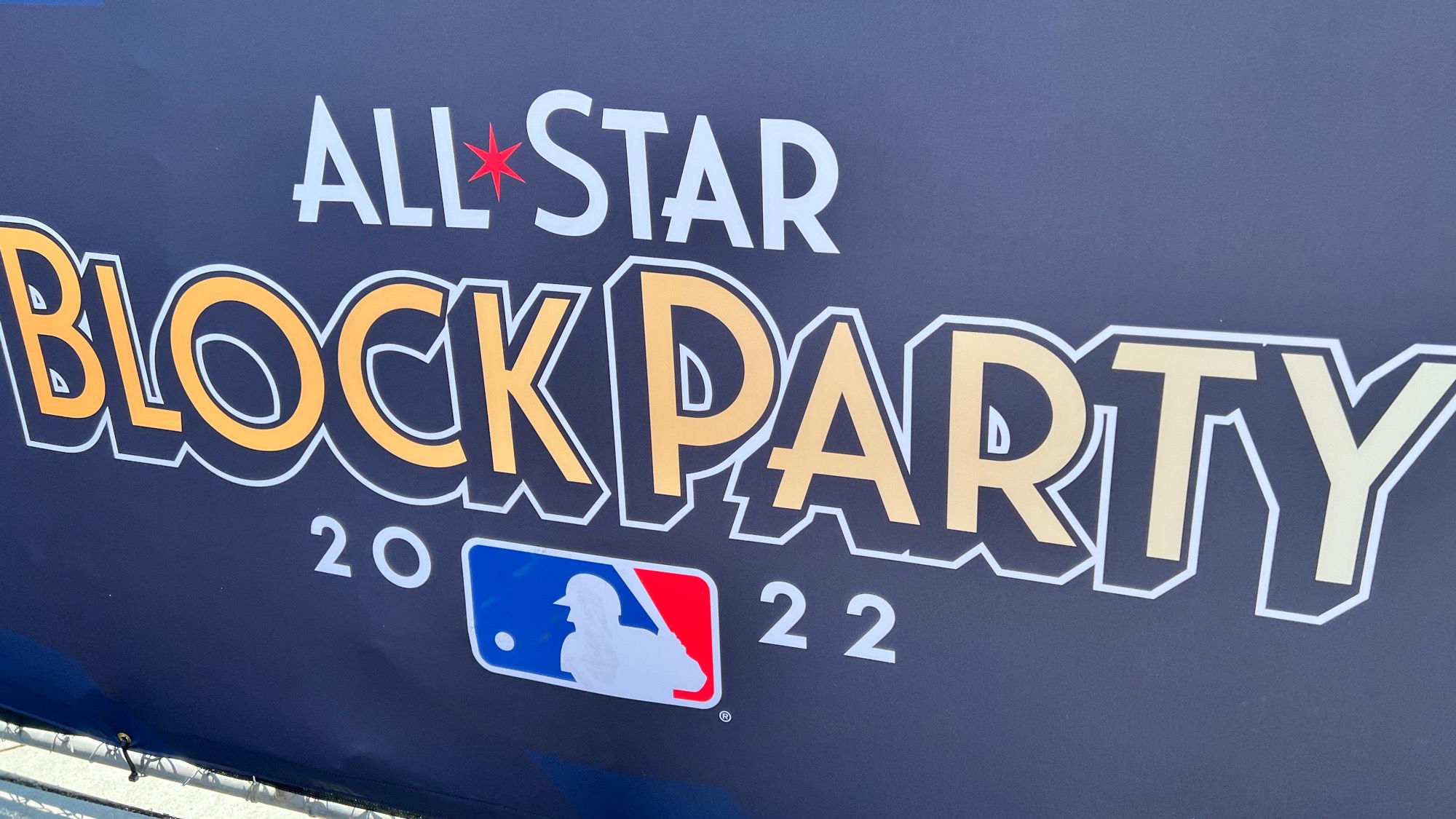 All Star Block Party 2022 Sign
