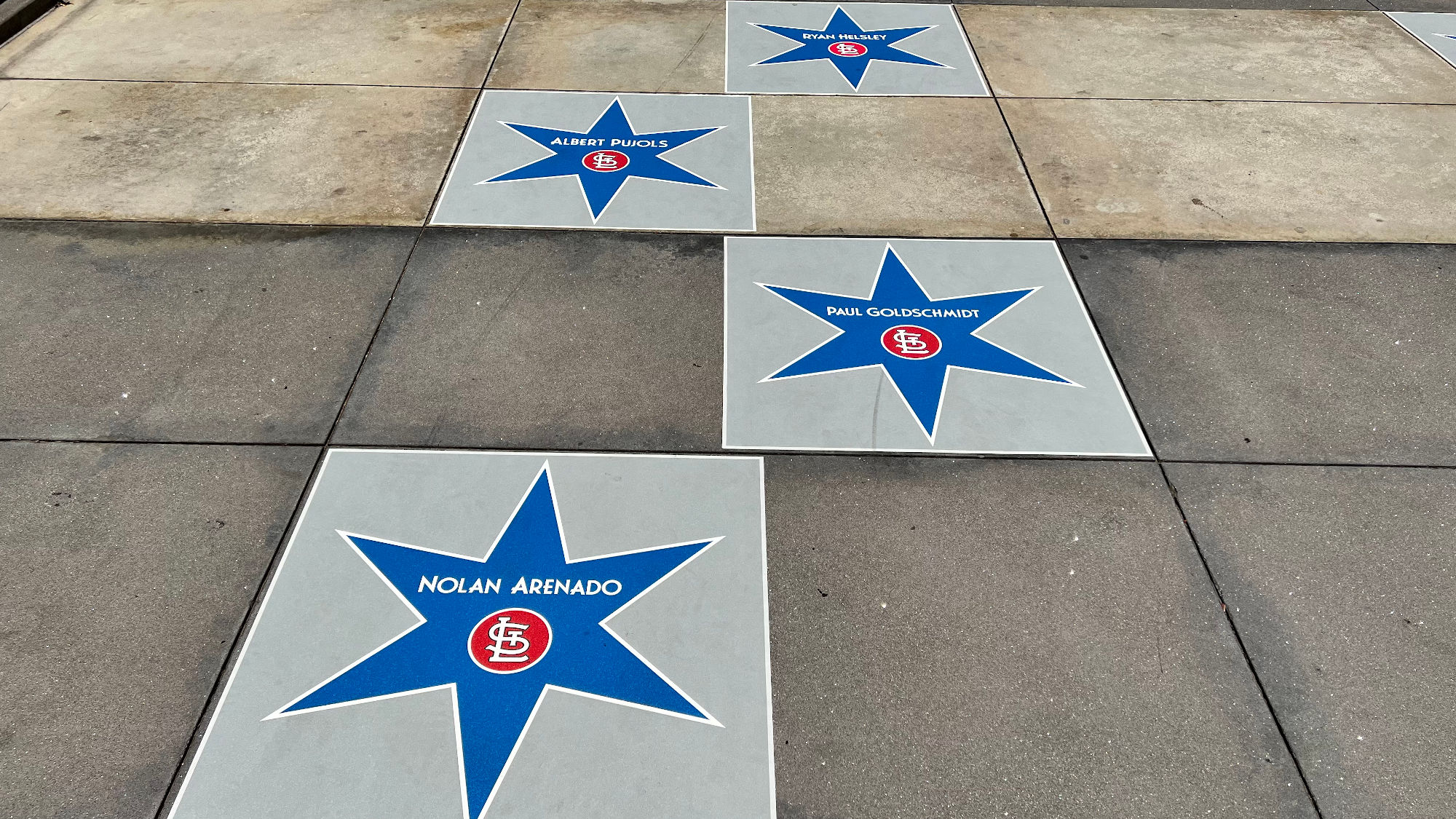 All Star Walk of Fame Cardinals