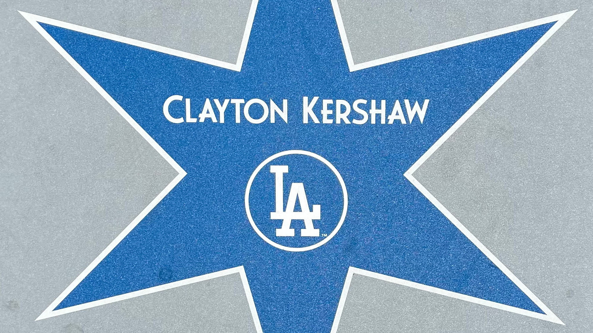 All Star Walk of Fame Clayton Kershaw