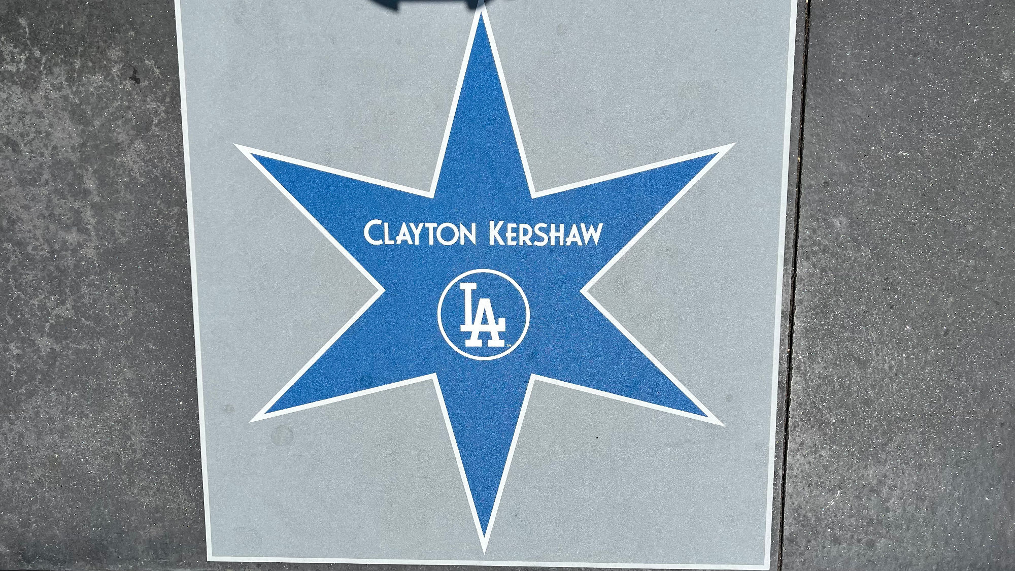All Star Walk of Fame Clayton Kershaw