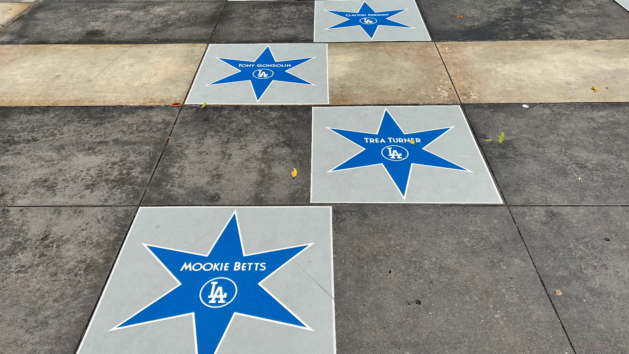 All Star Walk of Fame Dodgers