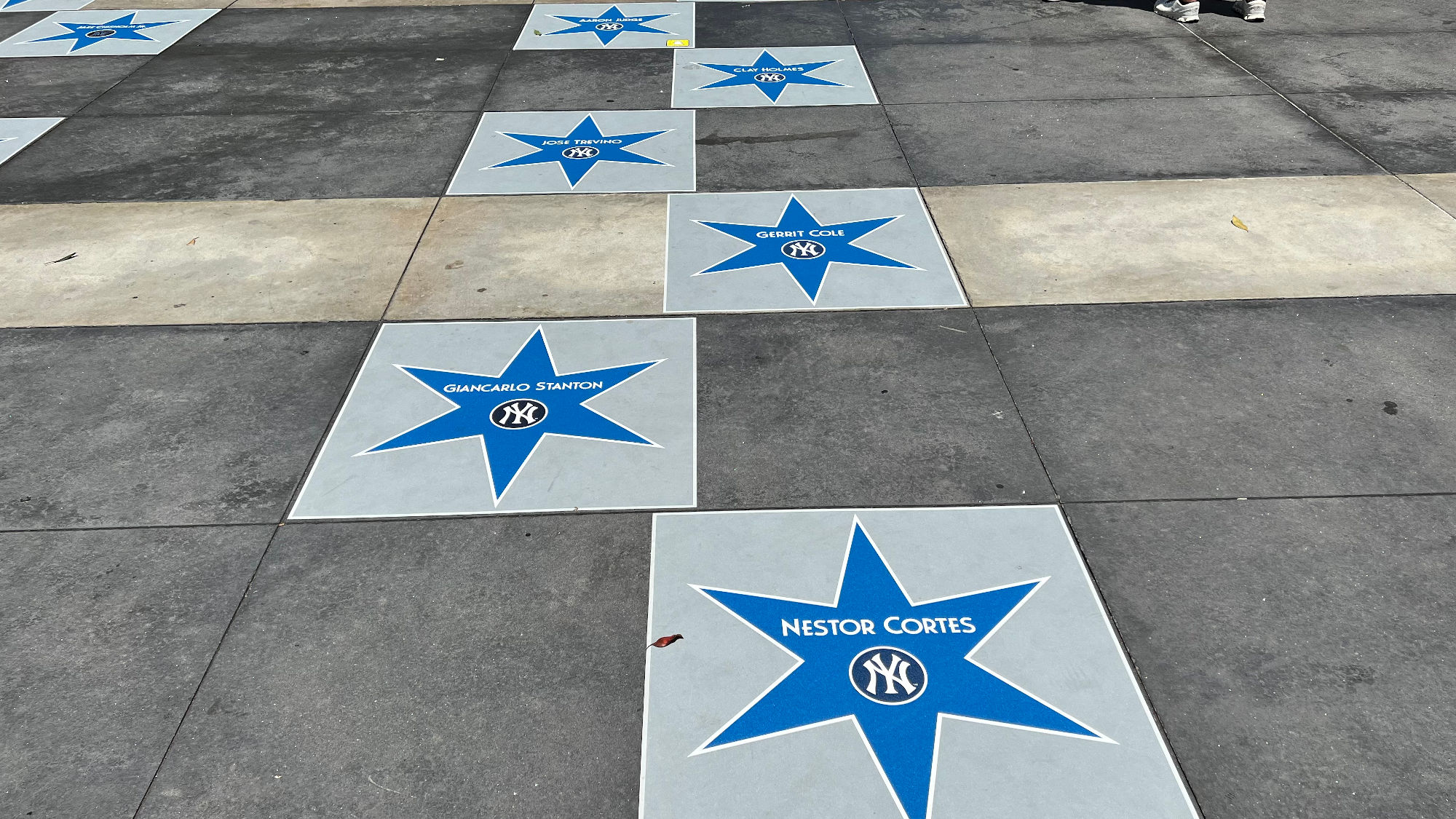 All Star Walk of Fame Yankees