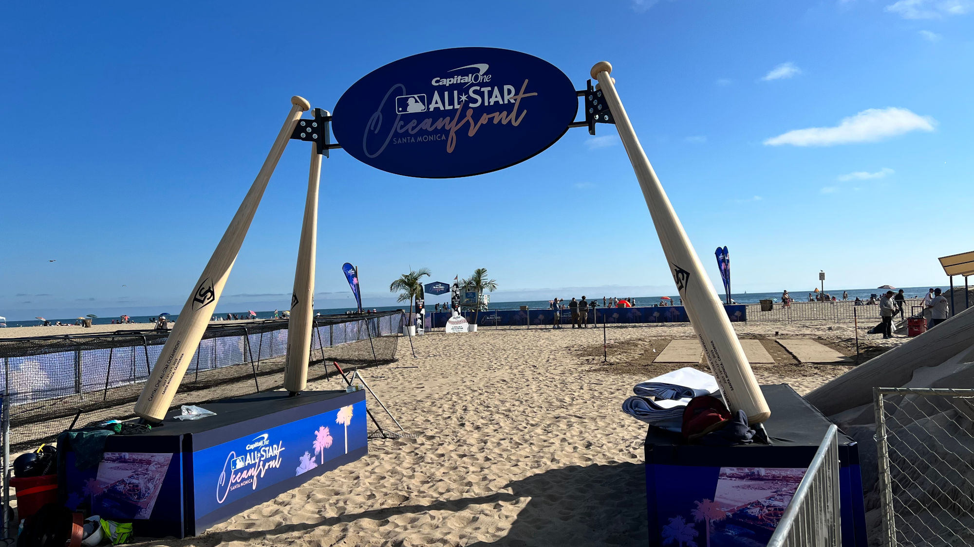 All Star Week Santa Monica Pier Beach Area