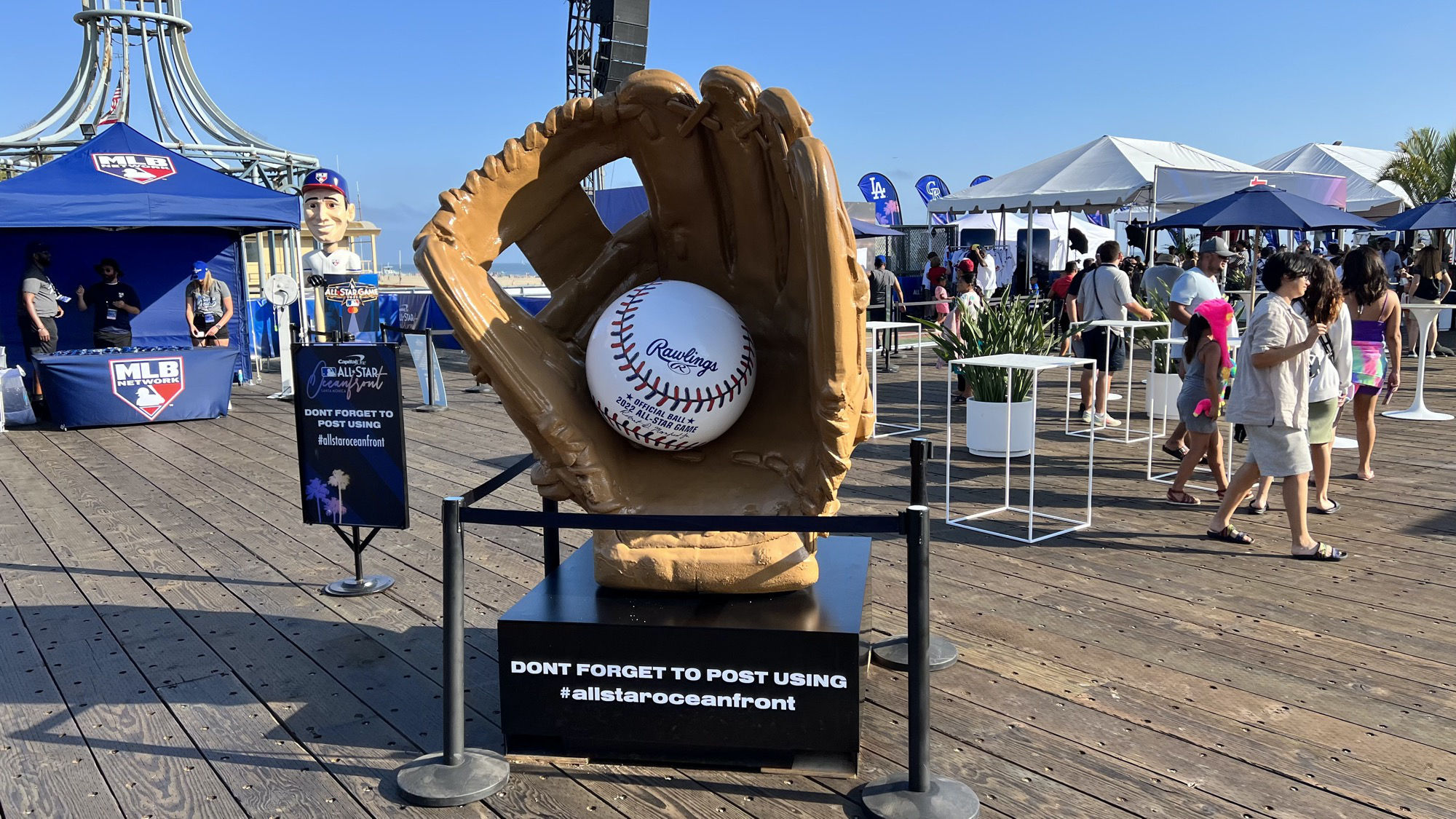 All Star Week Santa Monica Pier Rawlings Glove
