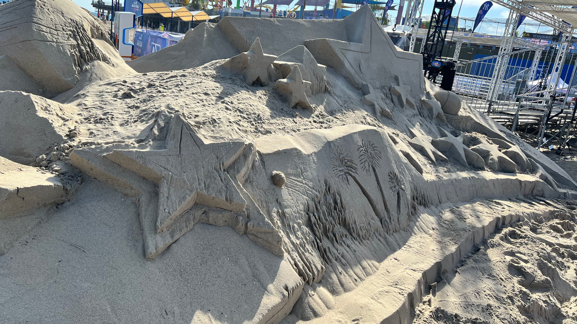 All Star Week Santa Monica Pier Stars Sandcastle