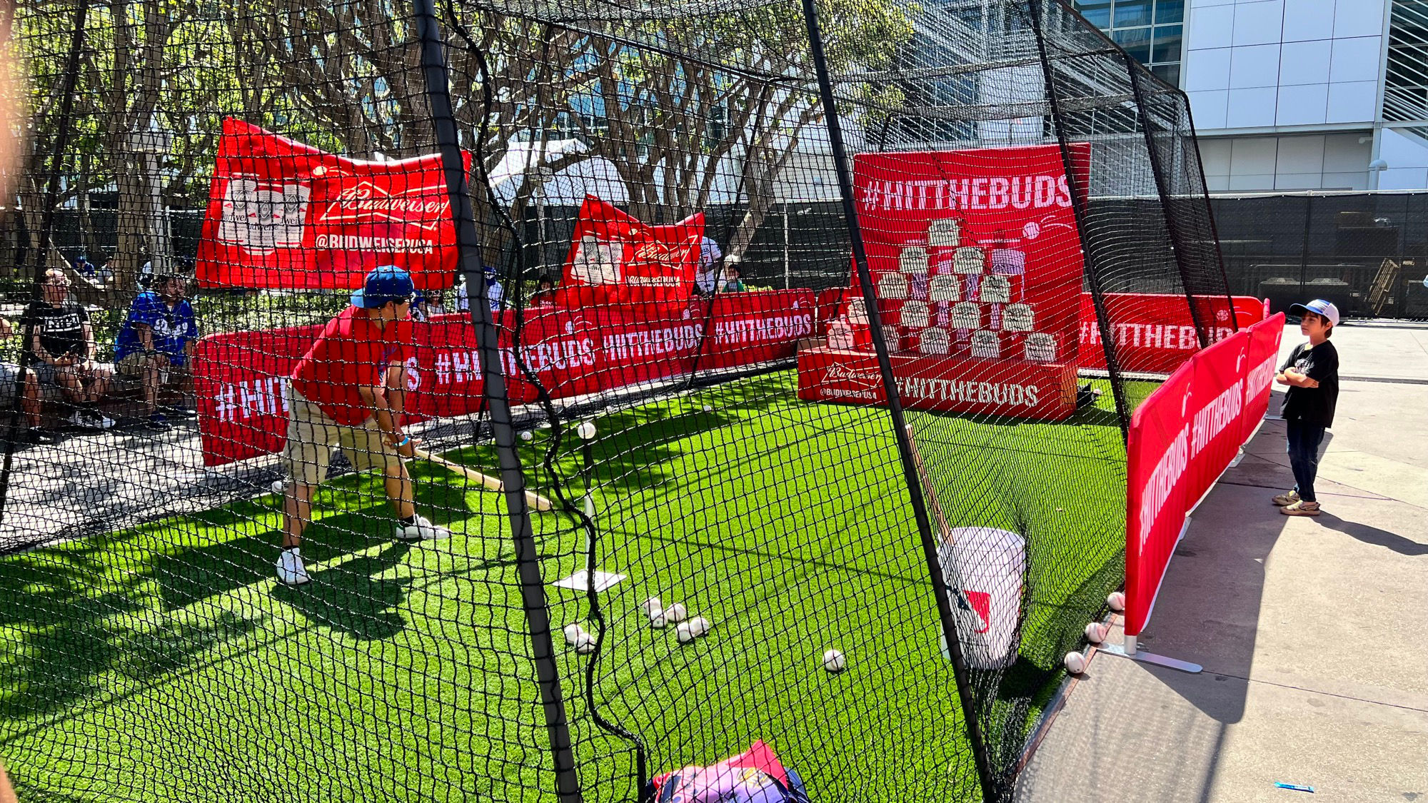 Batting Cage Budweiser Clubhouse Batting Cage