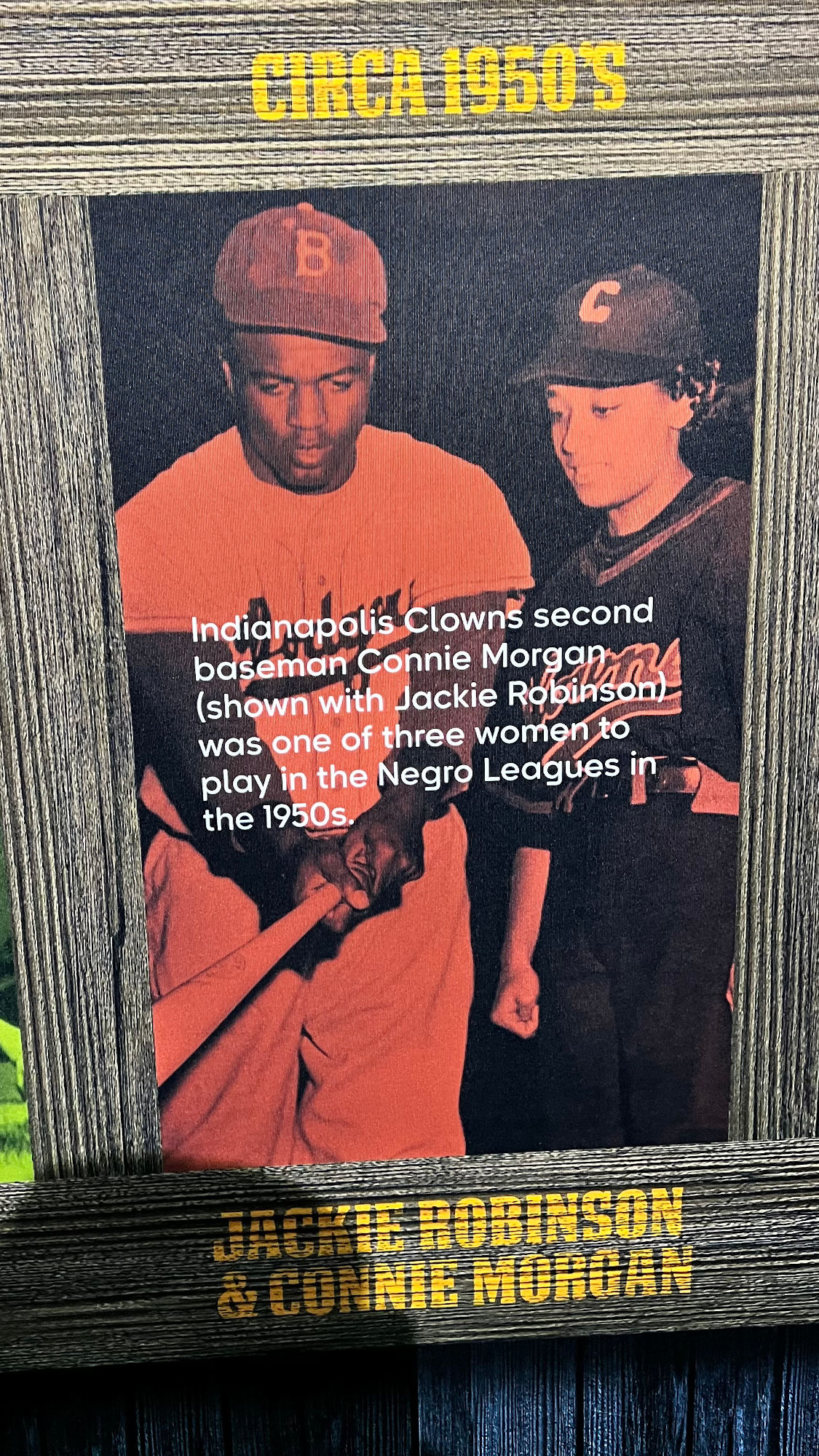 Negro Leagues Jackie Robinson and Connie Morgan
