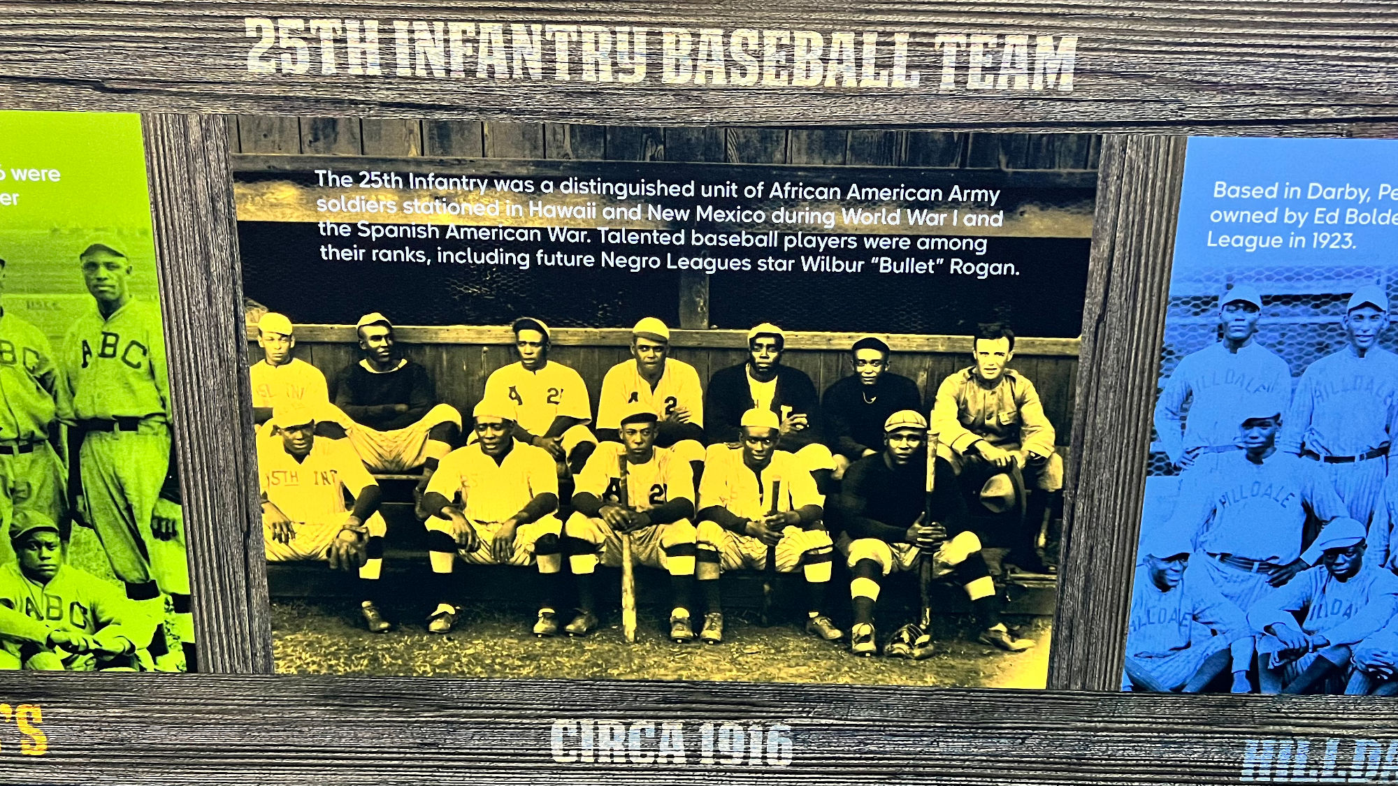 Negro Leagues 25th Infantry Baseball Team