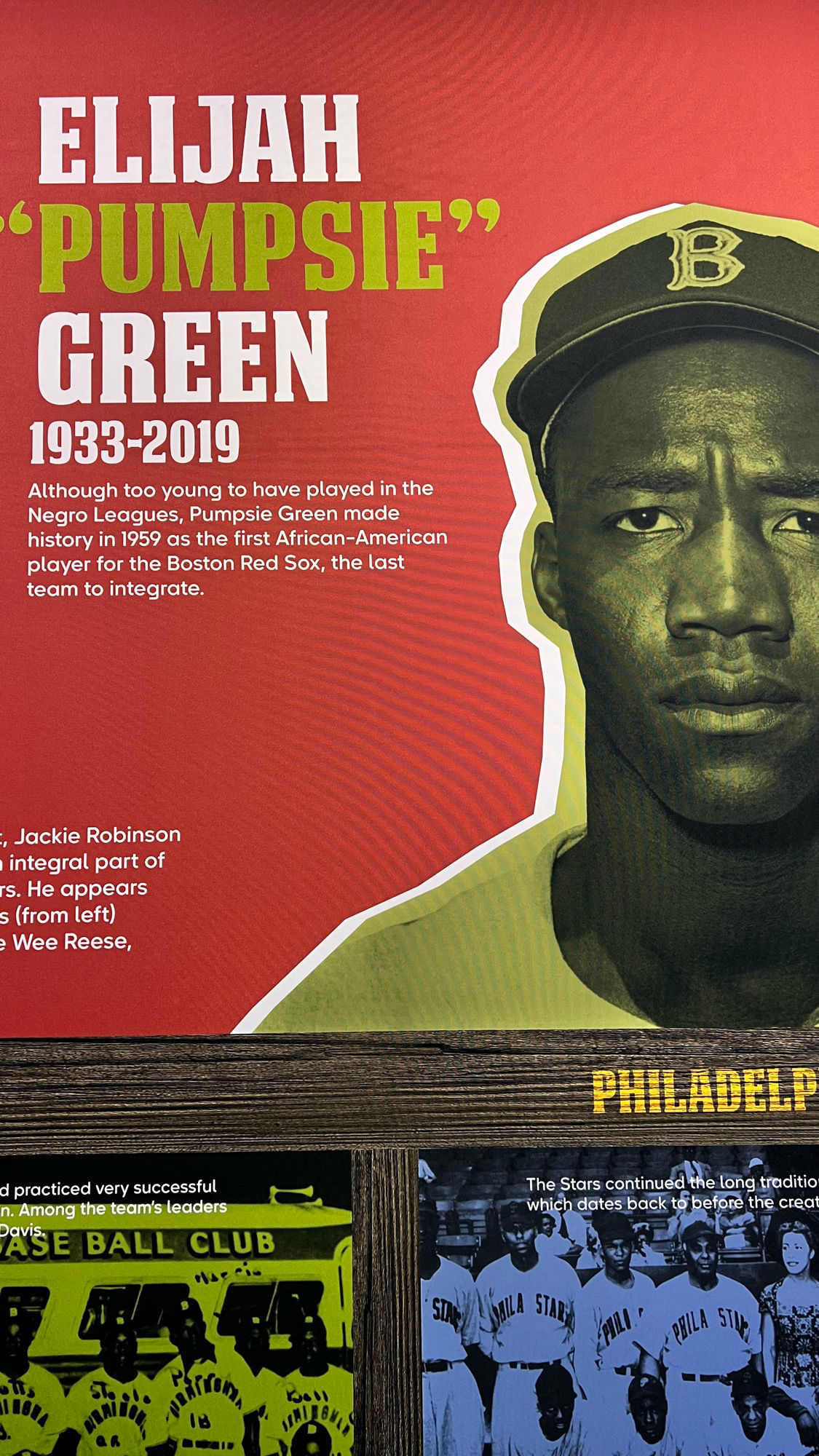 Negro Leagues Elijah Pumpsie Green