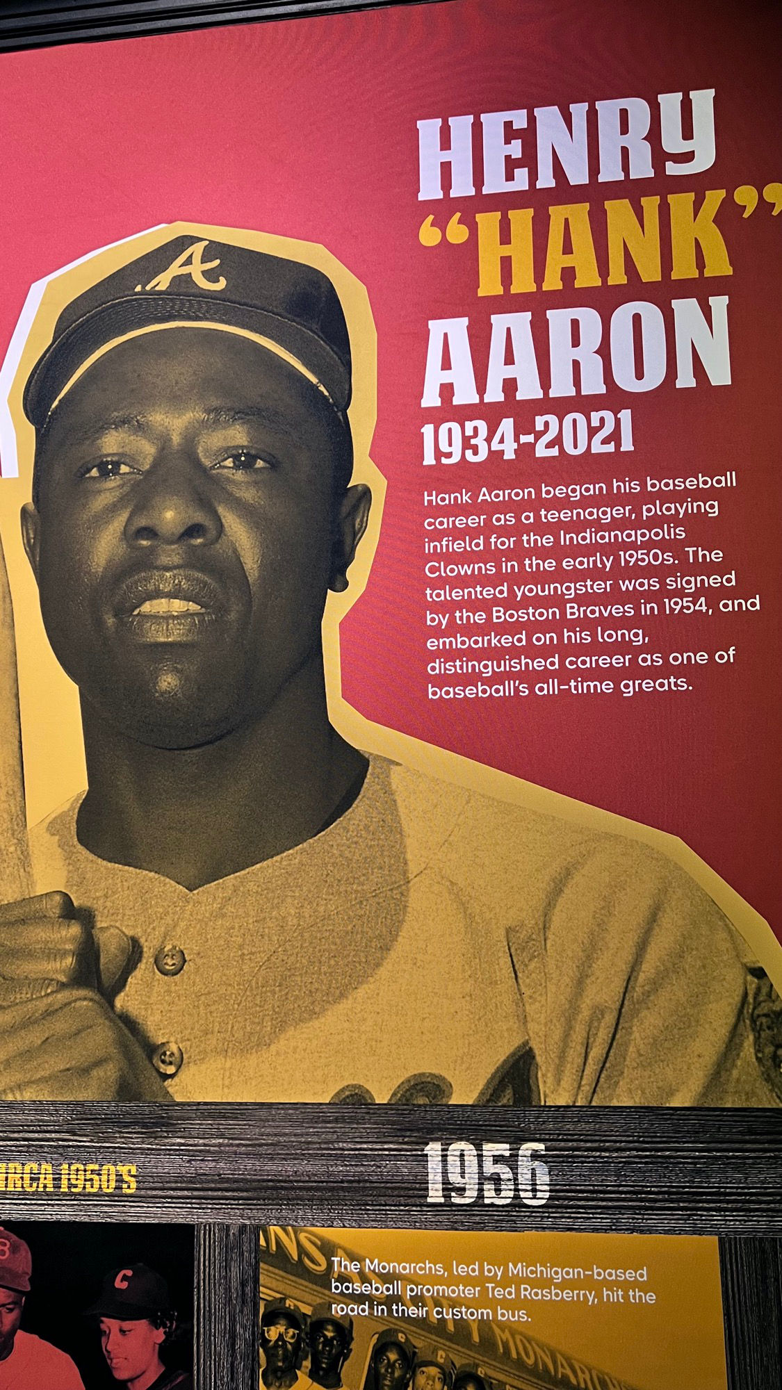 Negro Leagues Henry Hank Aaron