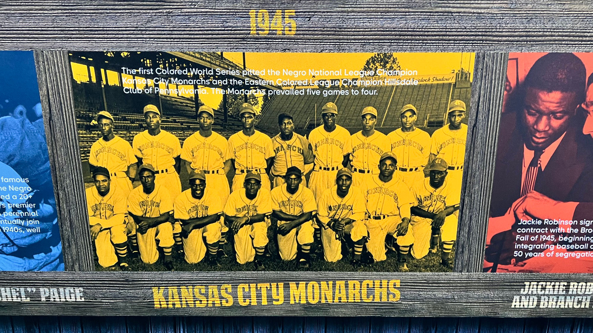Negro Leagues Kansas City Monarchs 1945