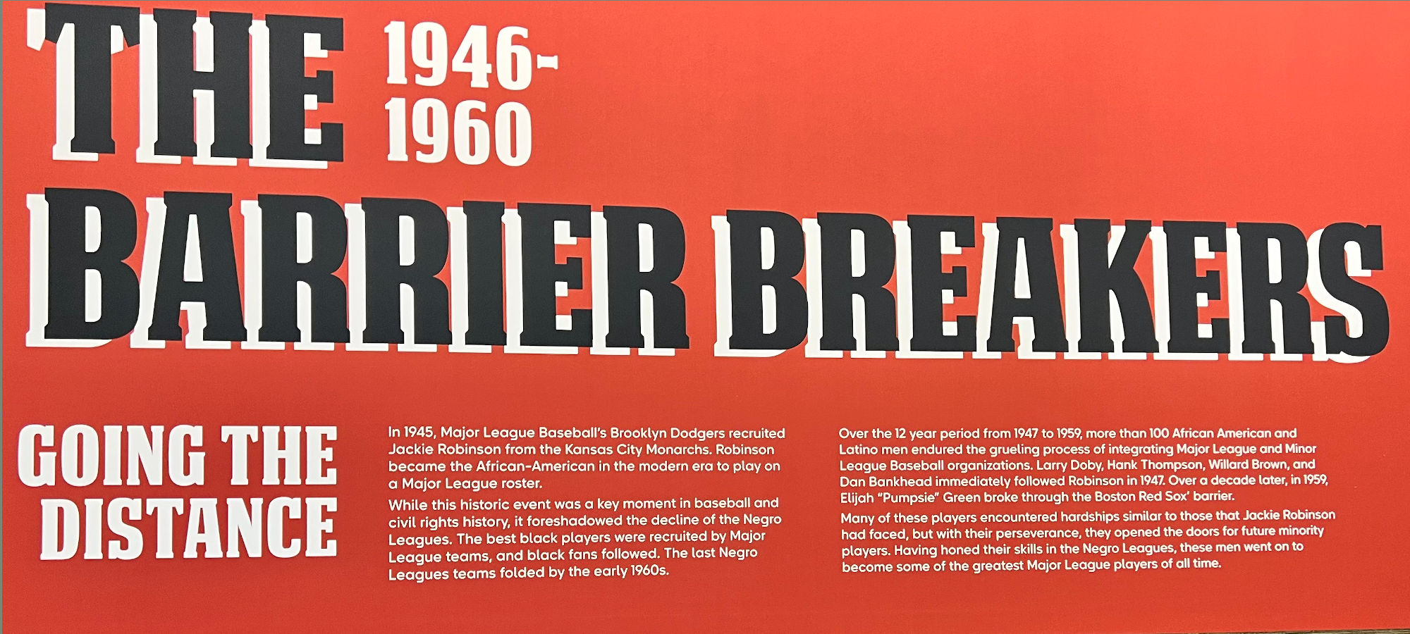 Negro Leagues The Barrier Breakers