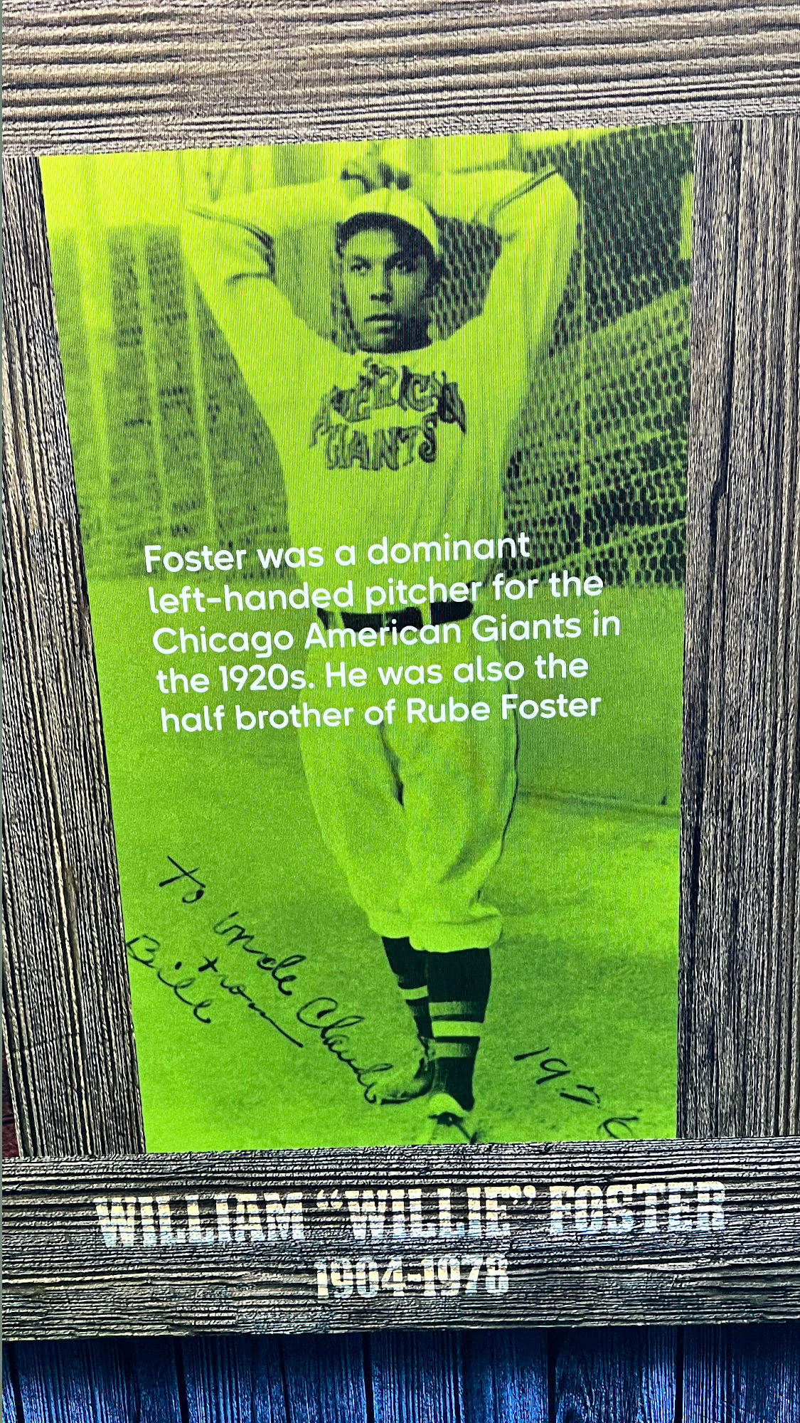 Negro Leagues Willie Foster