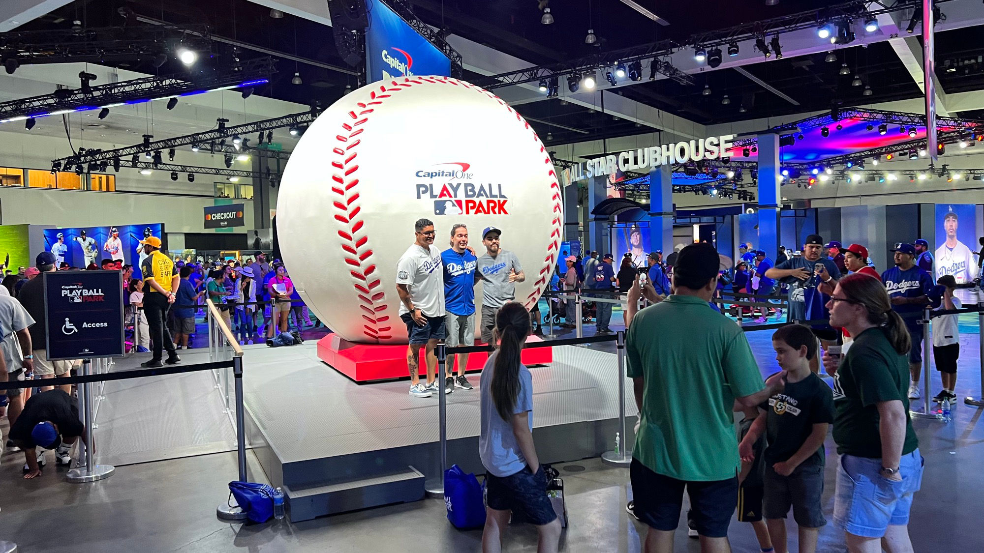 World's Largest Baseball Back