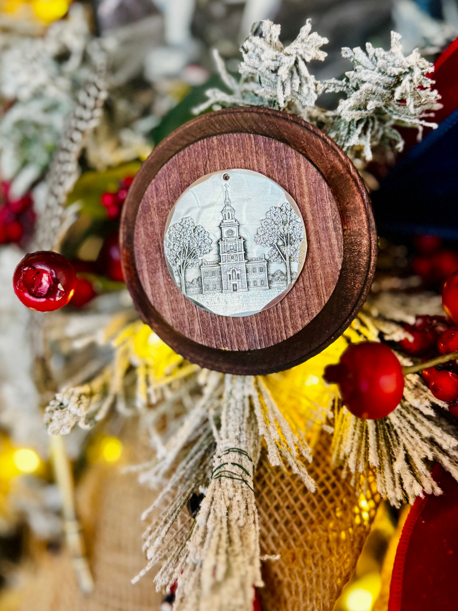 1770s Christmas Ornament Independence Hall