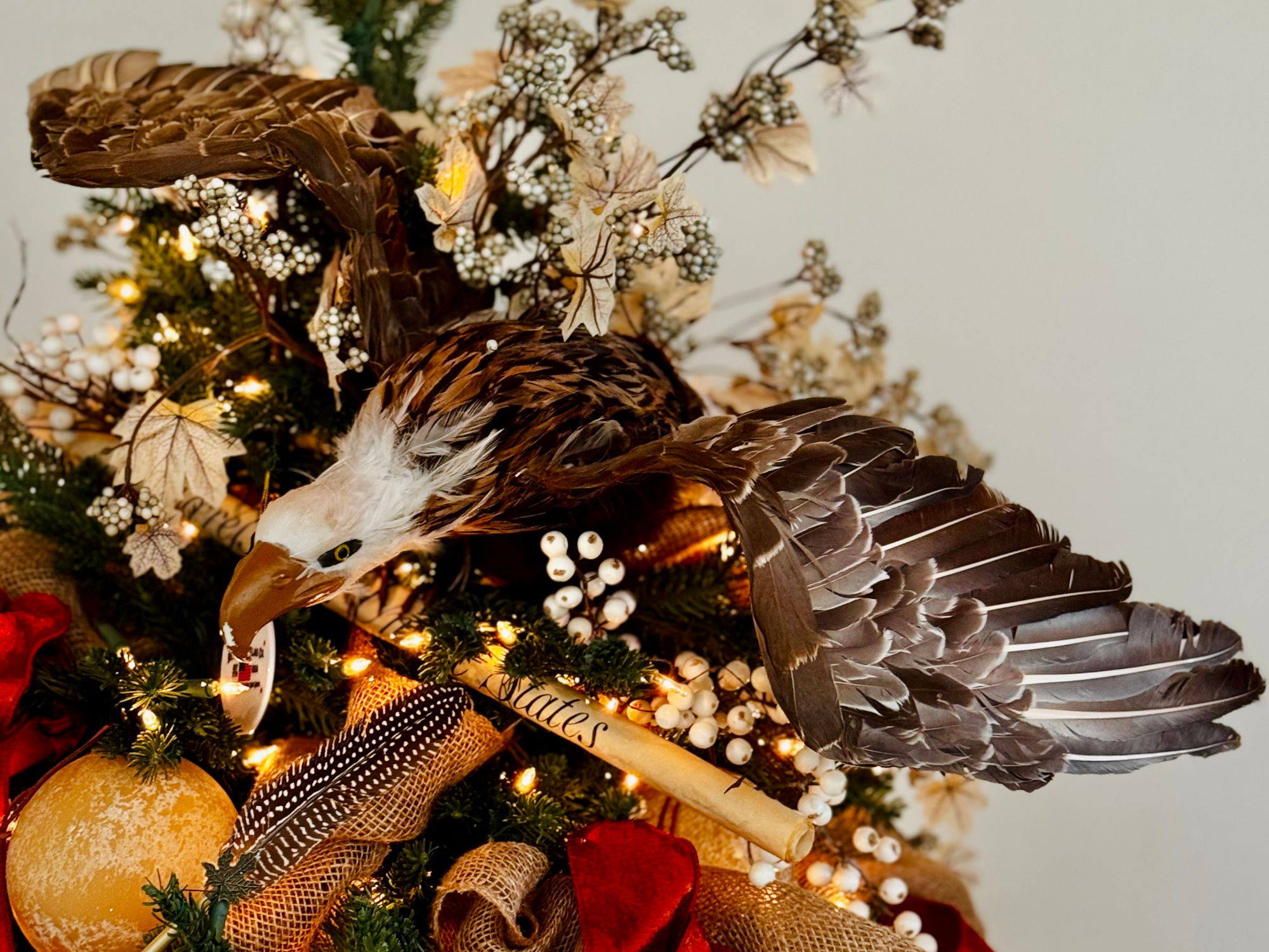 1780s Christmas Ornament Bald Eagle