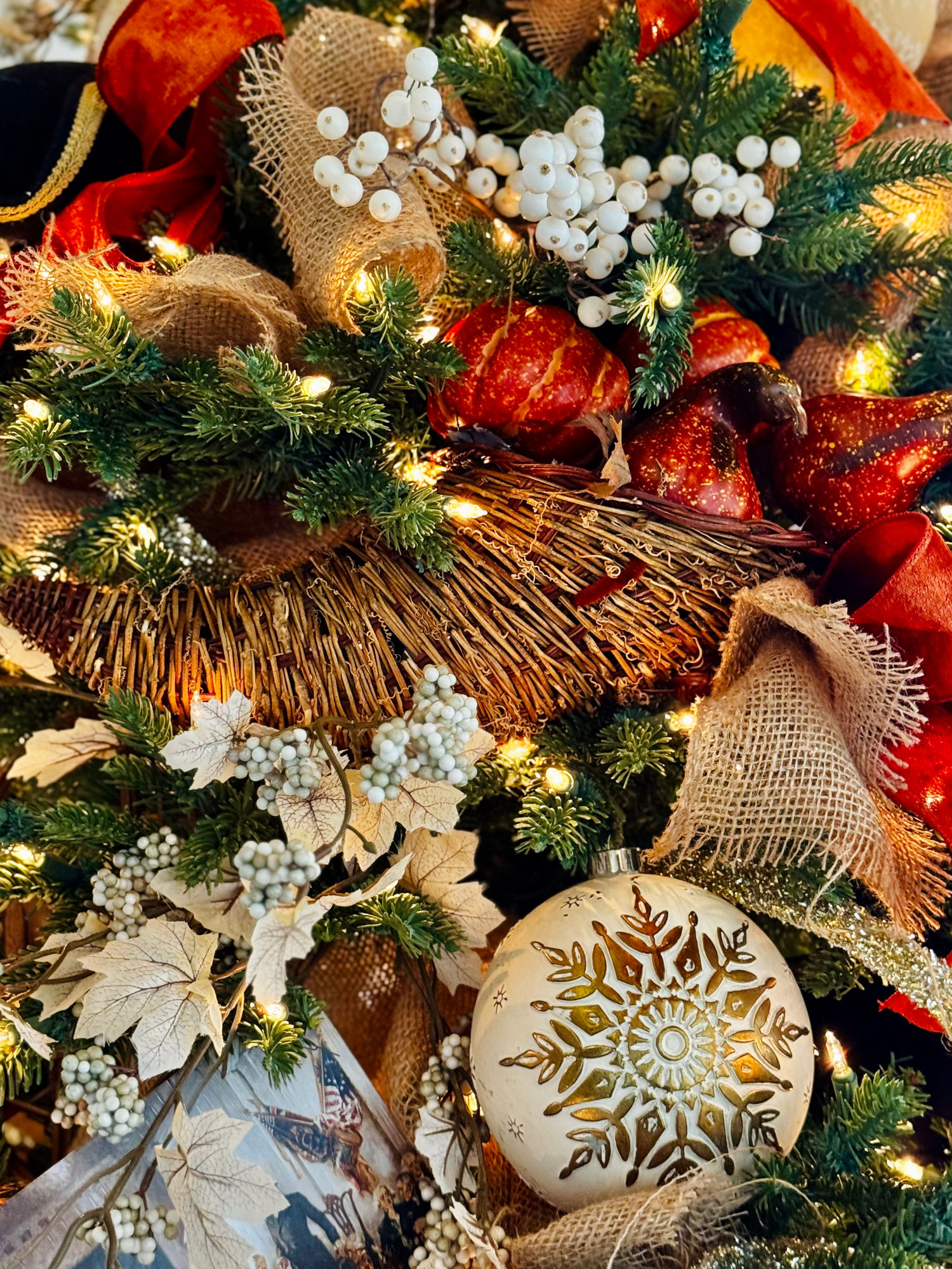 1780s Christmas Ornament Horn of Plenty