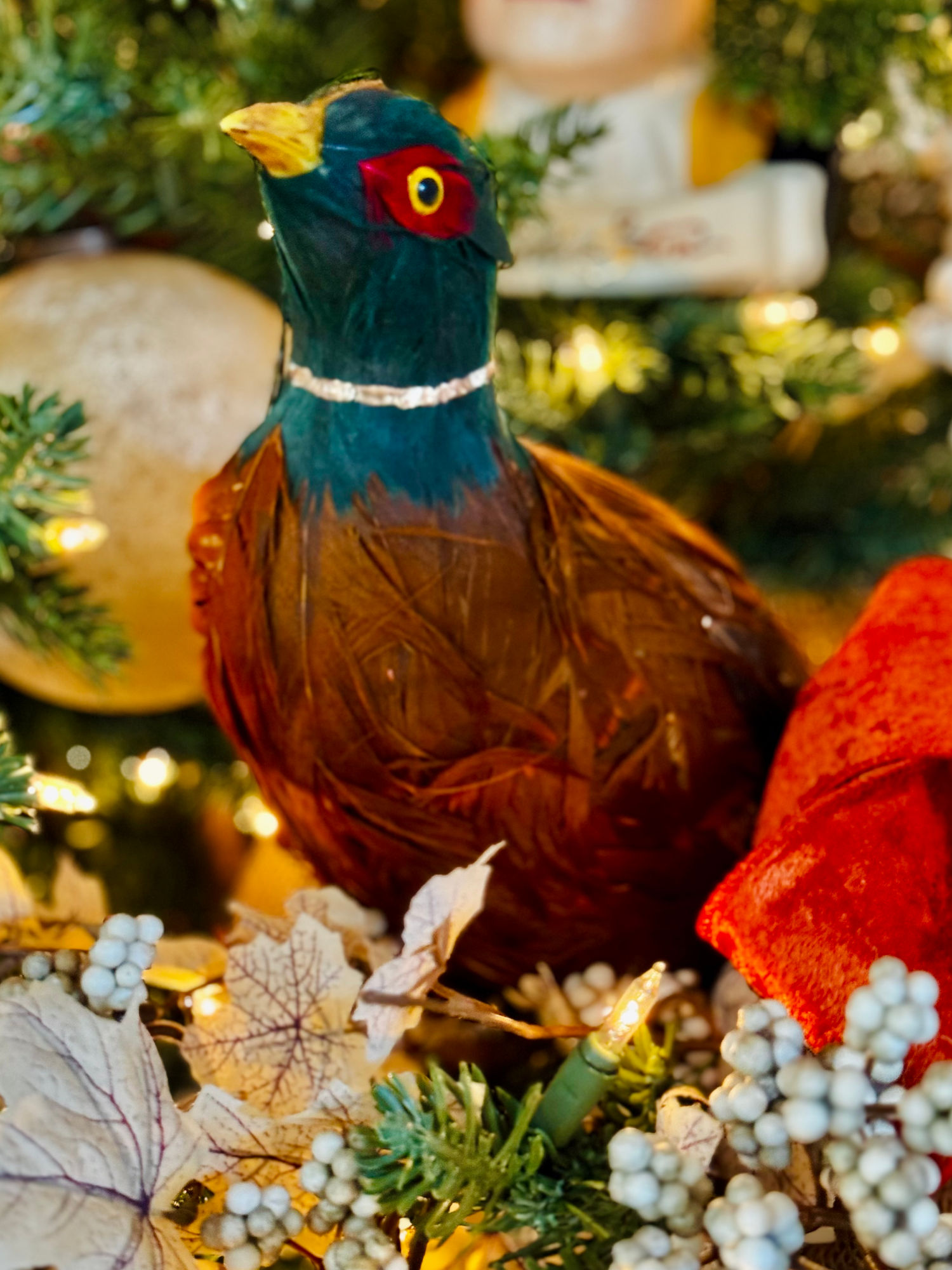 1780s Christmas Ornament Thanksgiving Pheasant