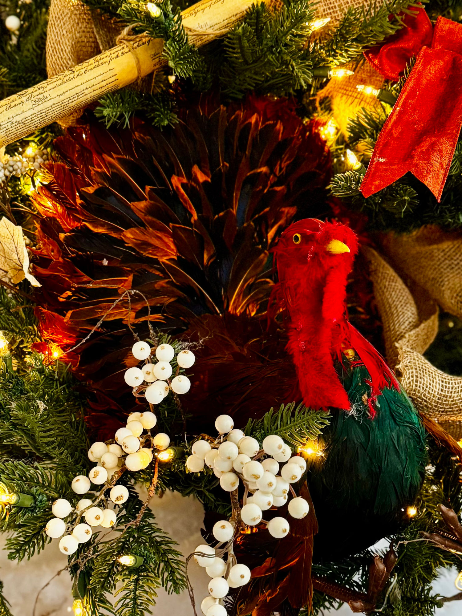 1780s Christmas Ornament Thanksgiving Turkey