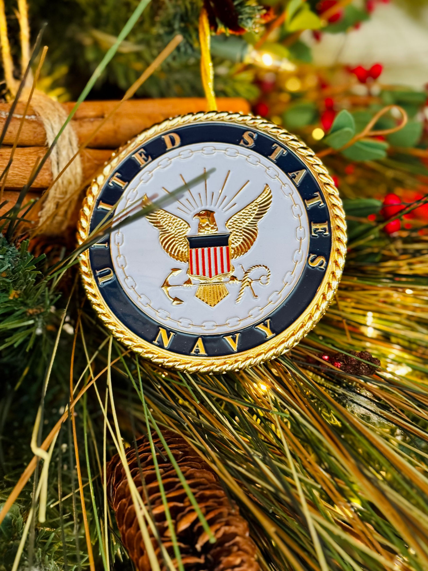 1790s Christmas Ornament Naval Act of 1794