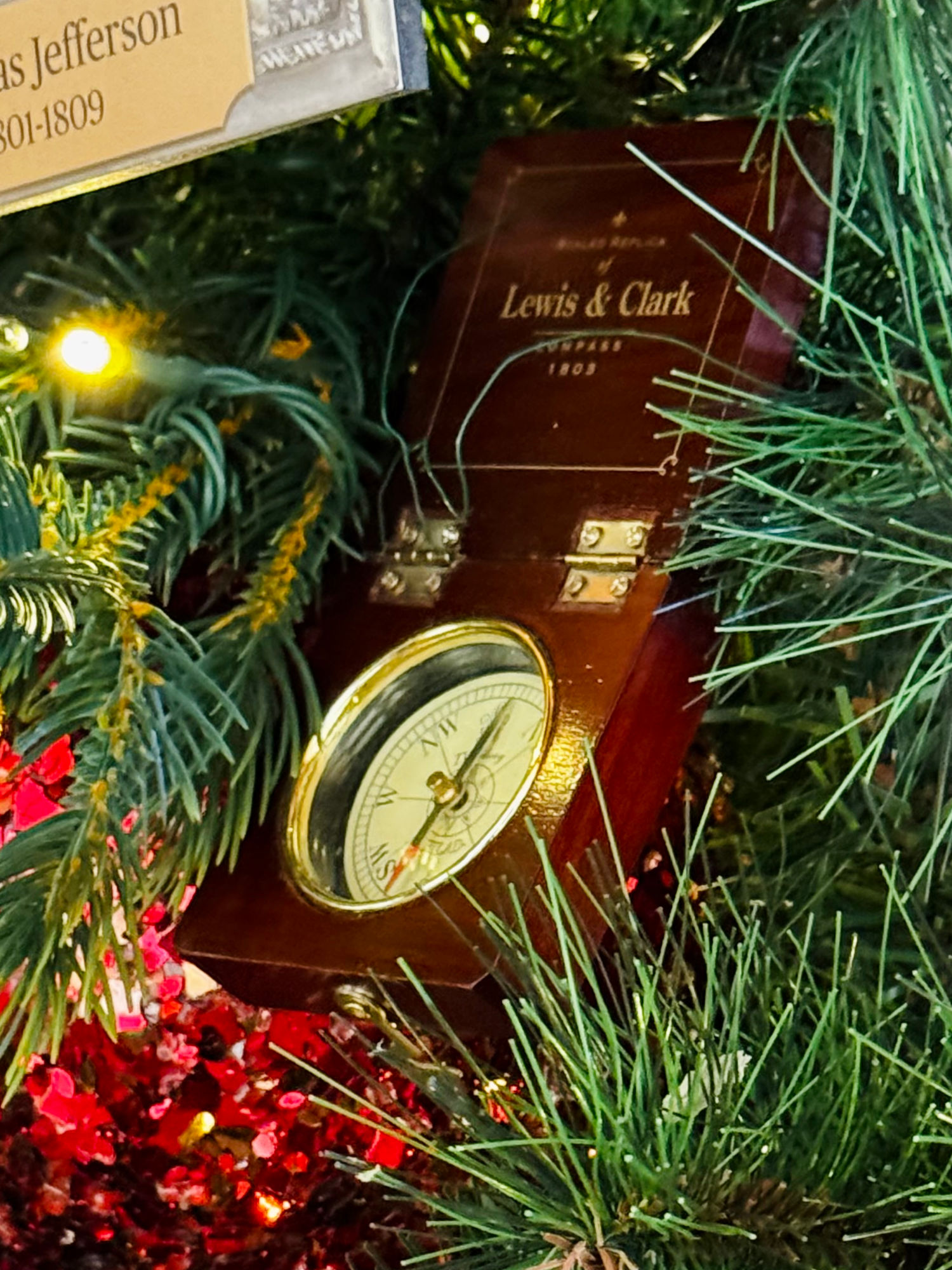 1800s Christmas Ornament Compass