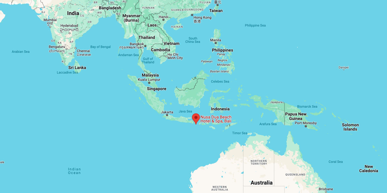Bali, Indonesia on Google Maps