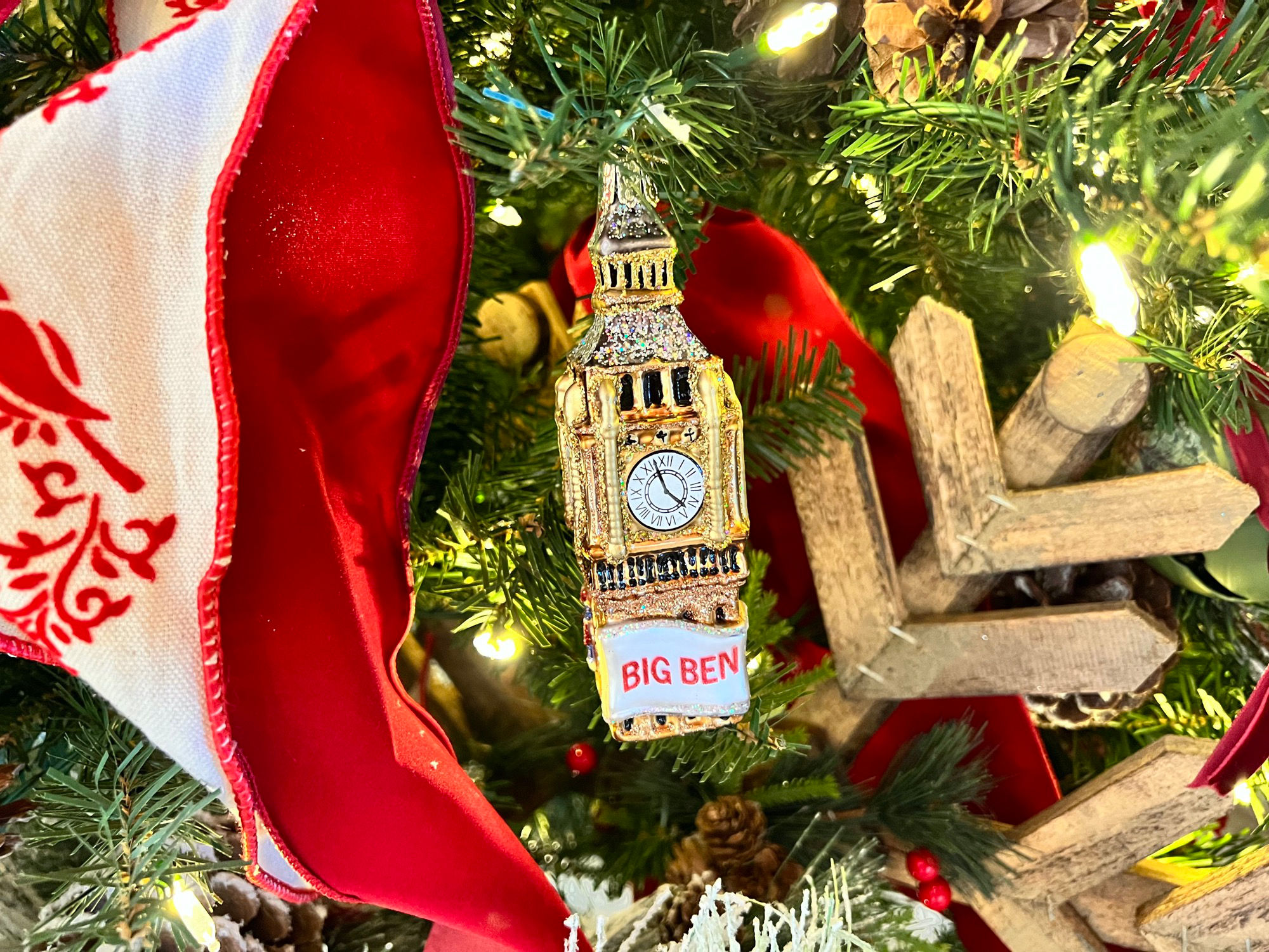 Big Ben Christmas Ornament