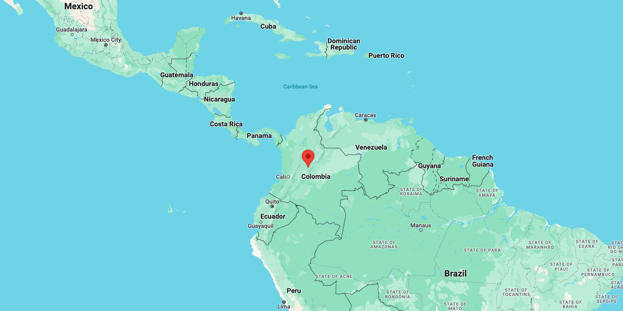 Bogata, Columbia on Google Maps