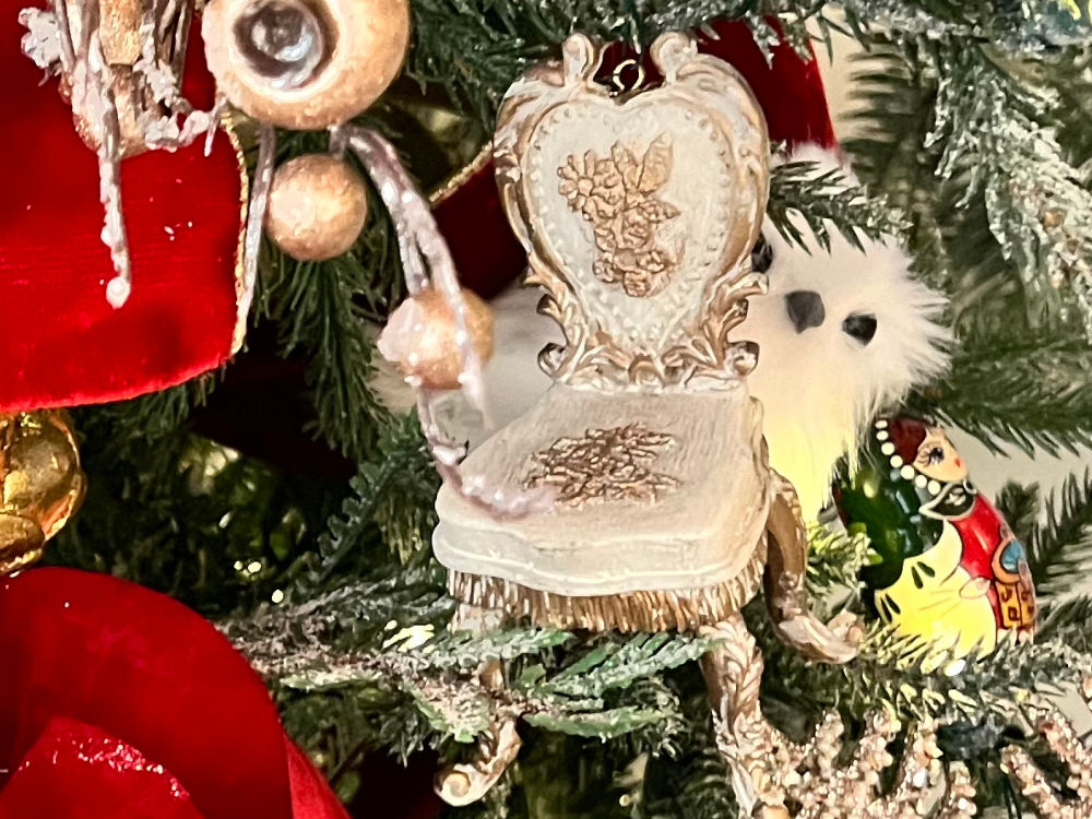 Russian Chair Christmas Ornament