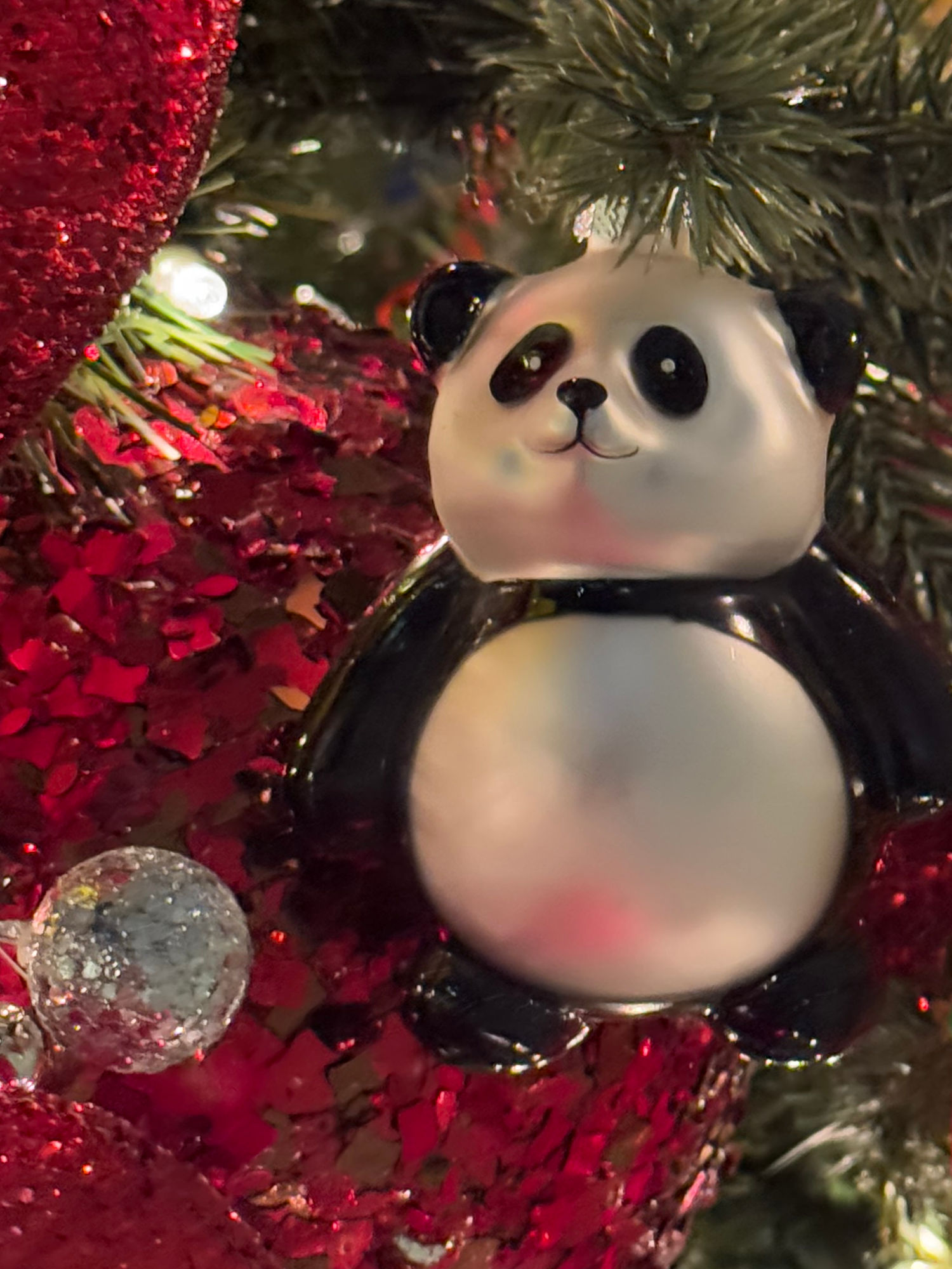 Christmas Ornament Panda Chinese Christmas Ornament Panda