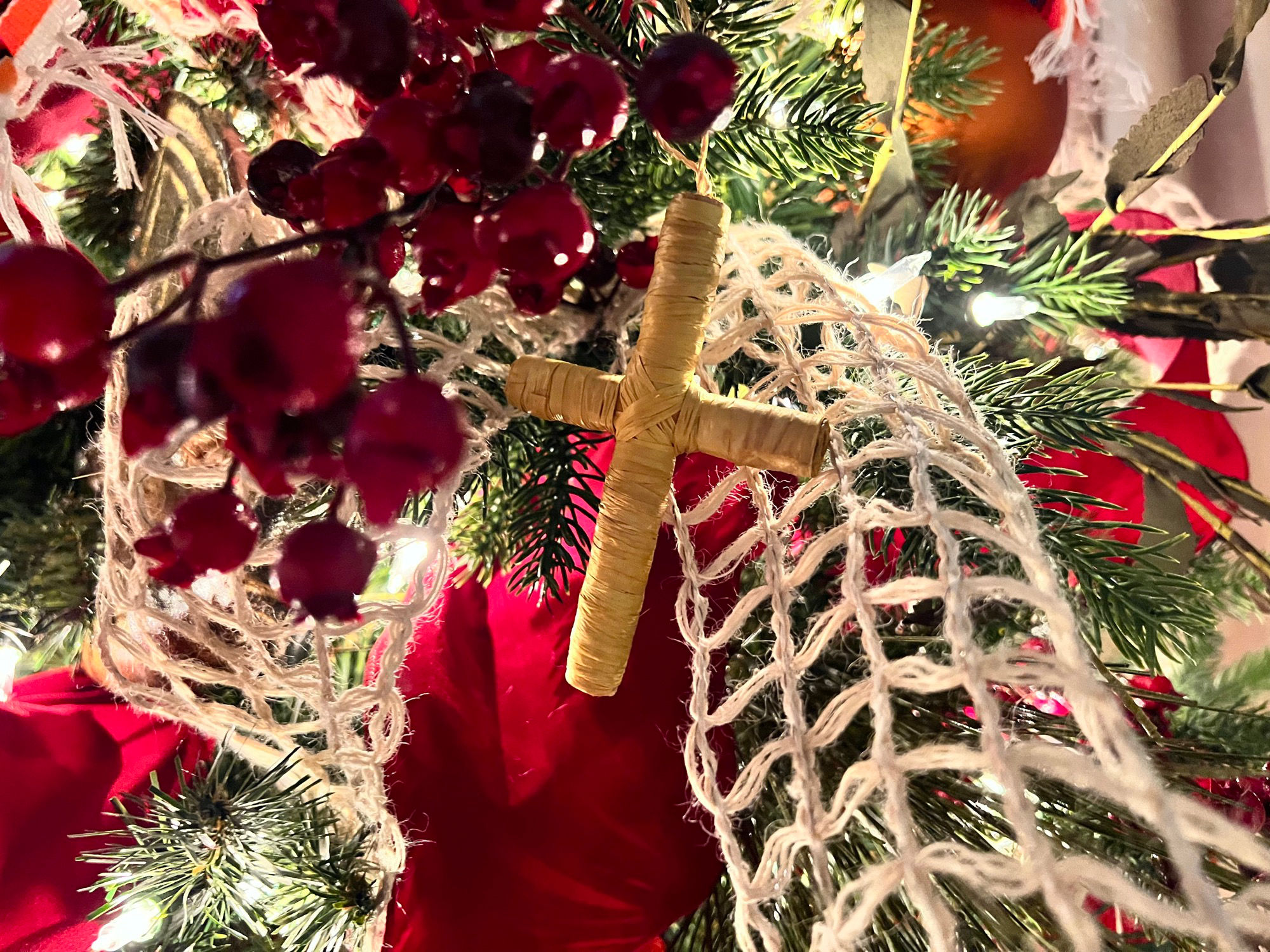 Cross Christmas Ornament