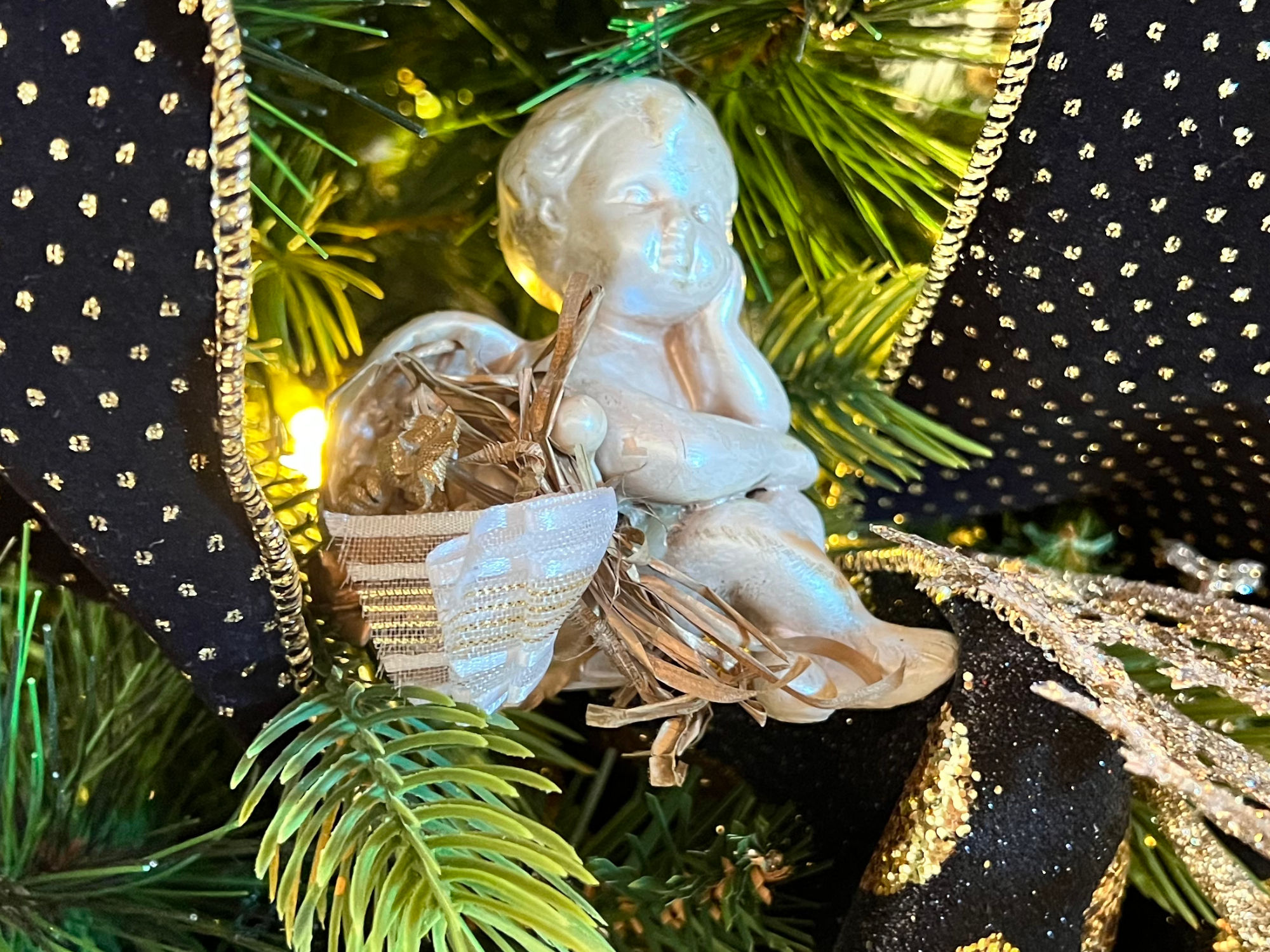 Cherub Christmas Ornament