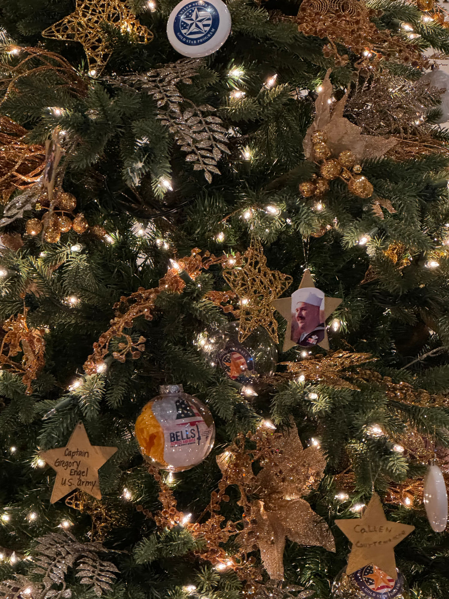 Christmas Tree Gold Star Christmas Tree
