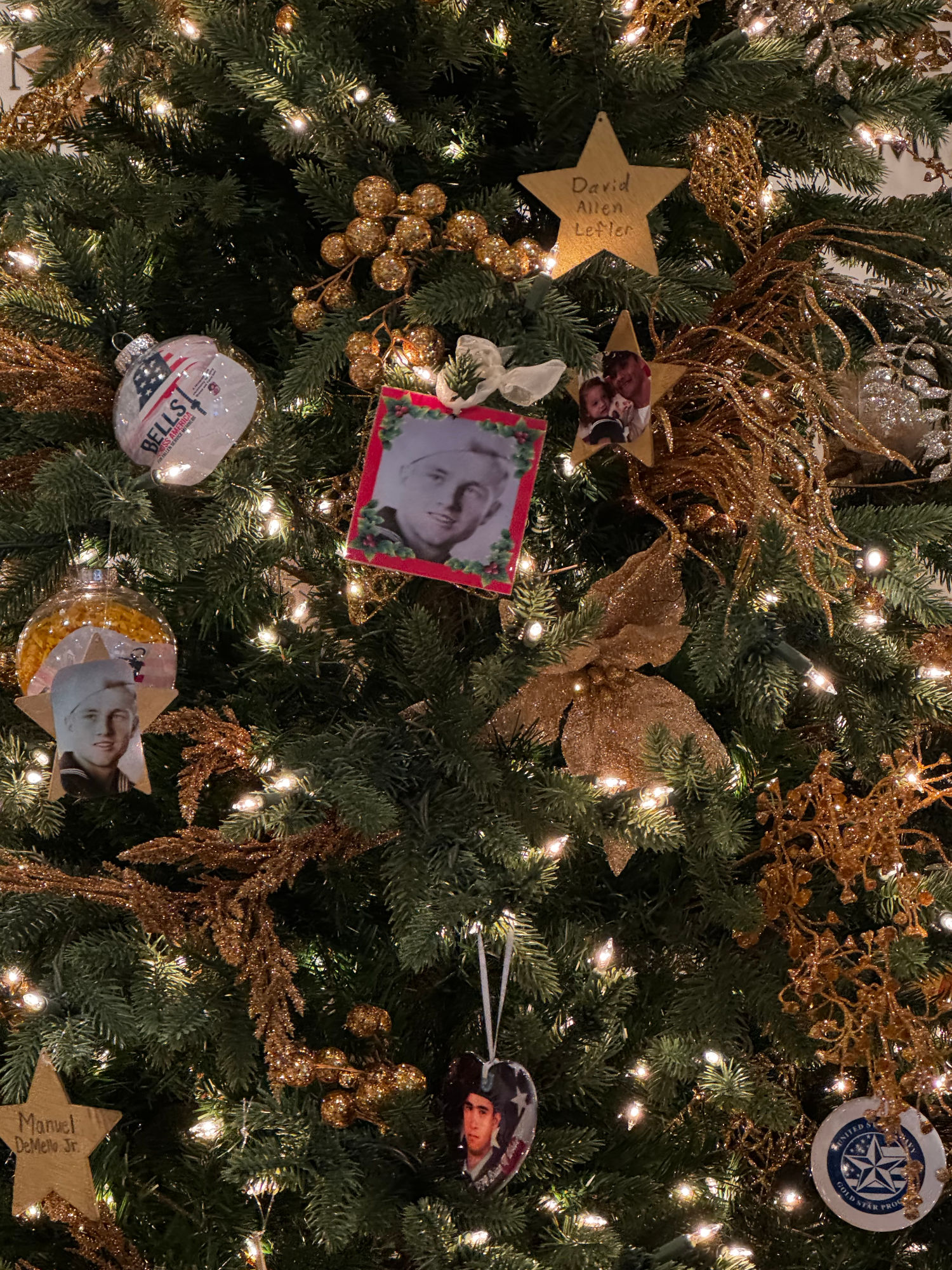 Christmas Tree Gold Star Christmas Tree