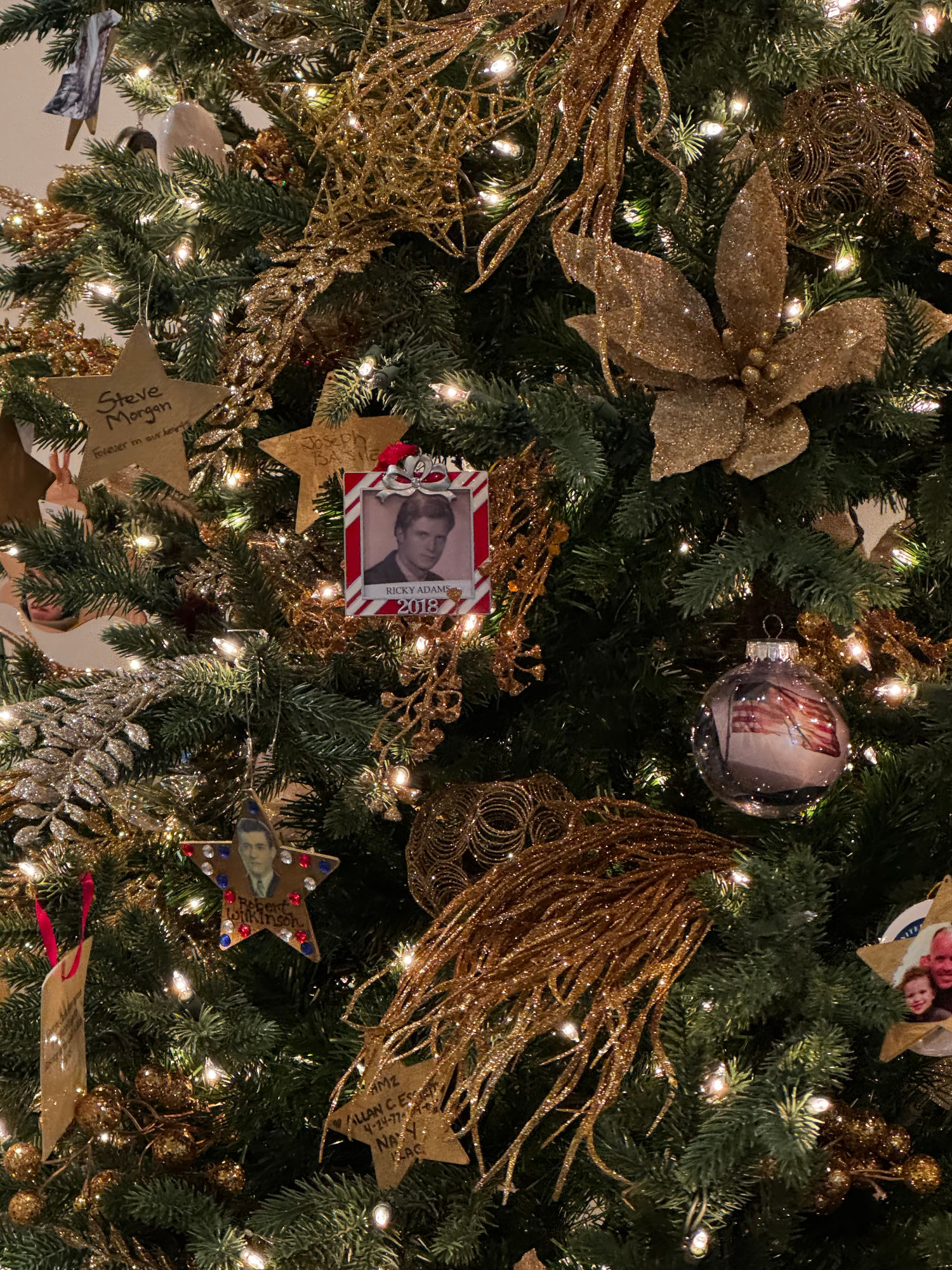 Christmas Tree Gold Star Christmas Tree