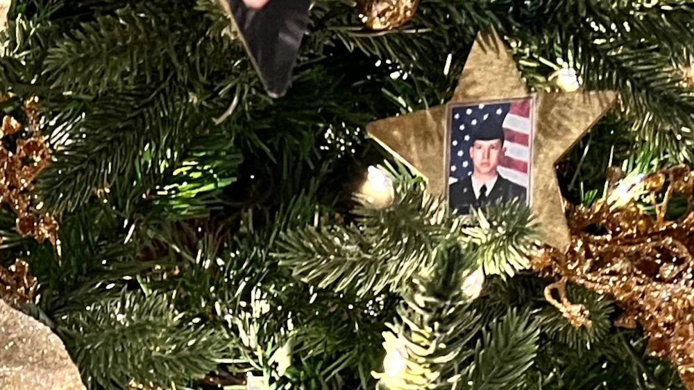 Gold Star Family Christmas Tree
