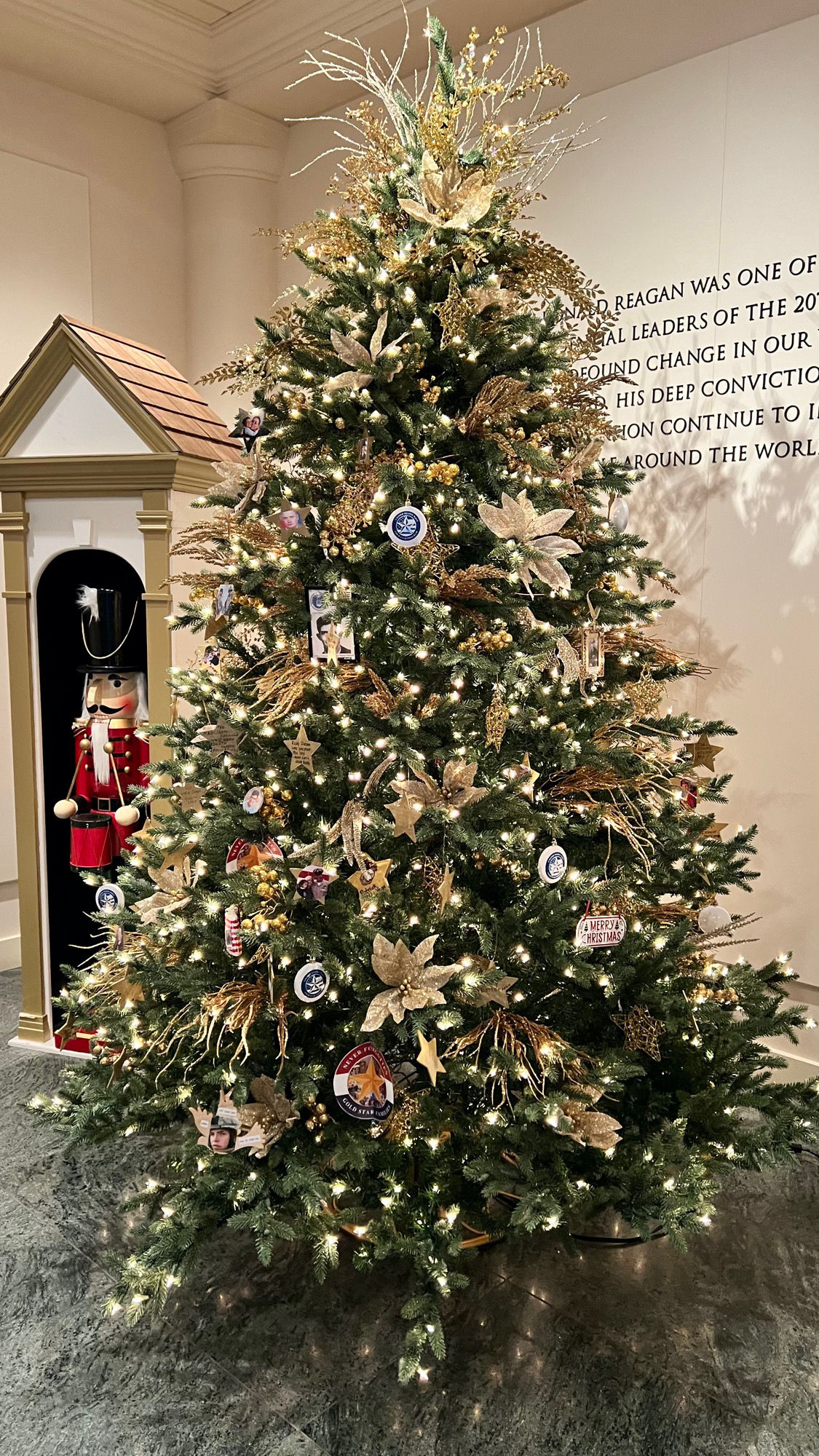 Gold Star Family Christmas Tree