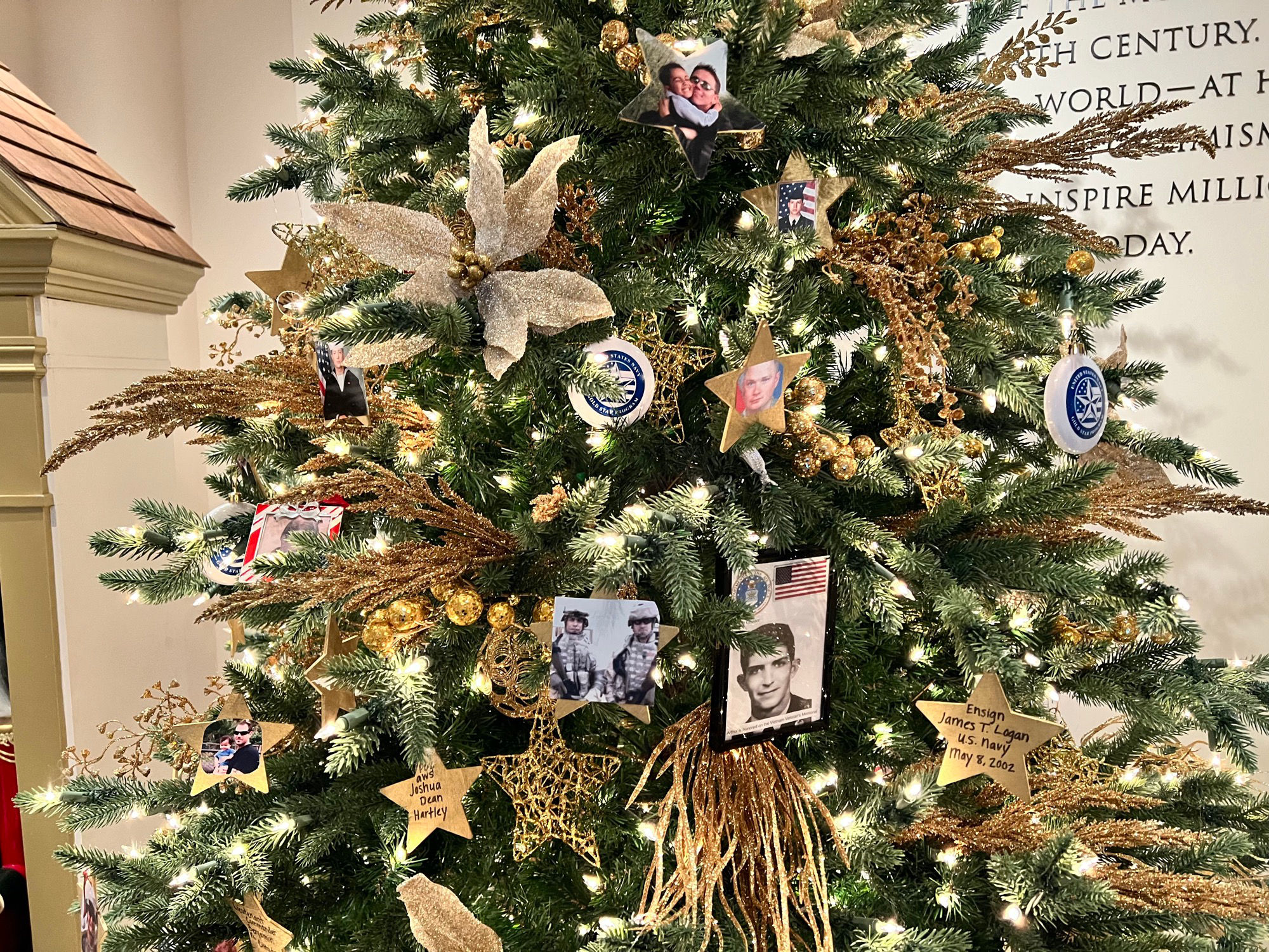 Gold Star Family Christmas Tree