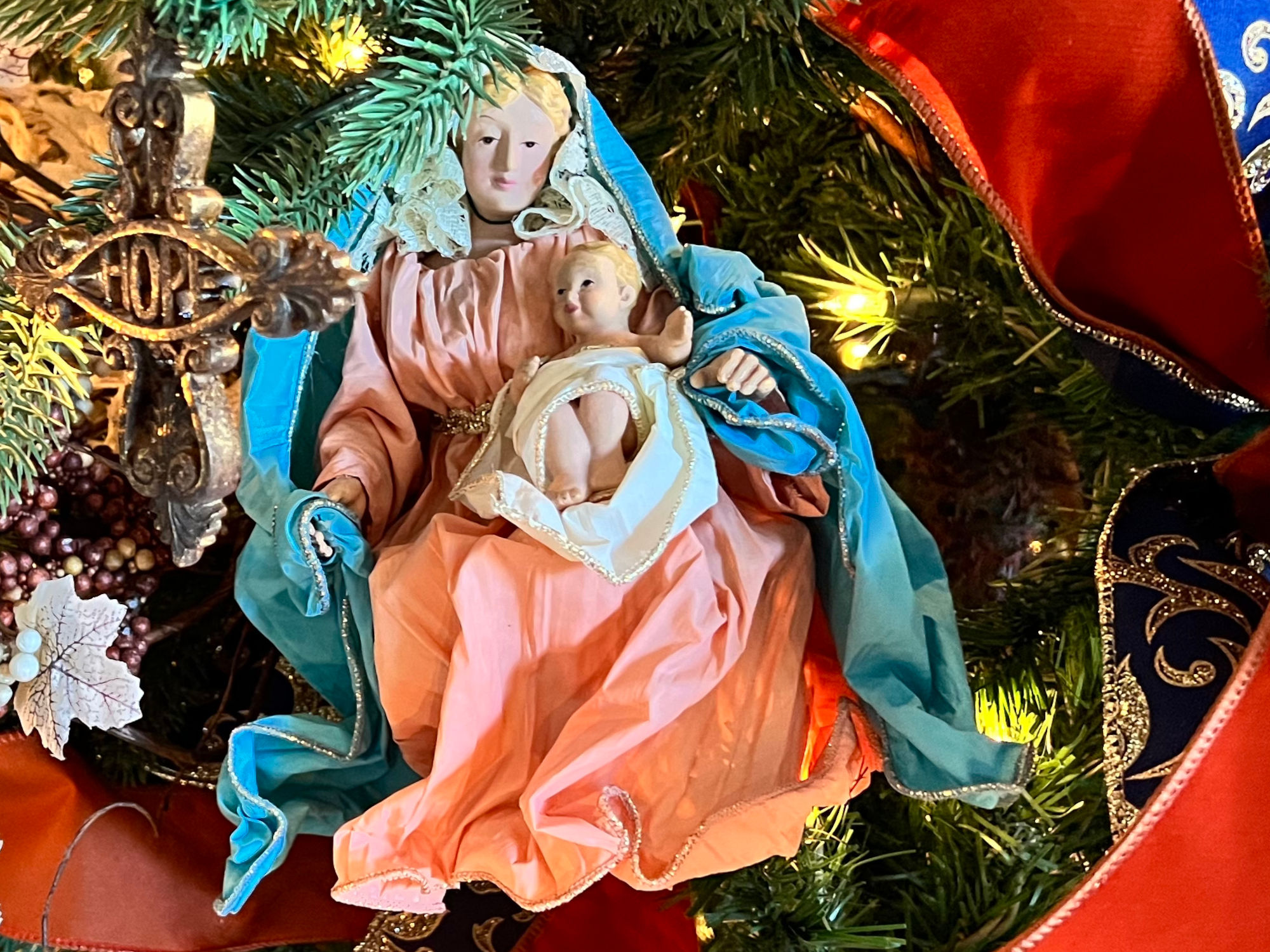 Mary Christmas Ornament