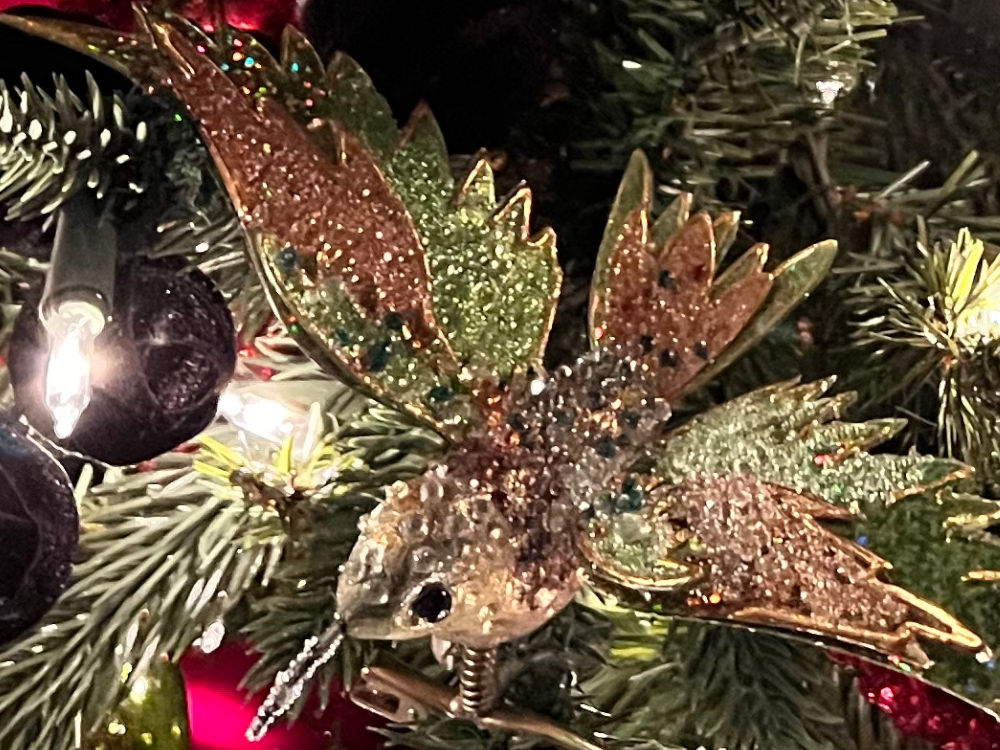Hummingbird Christmas Ornament