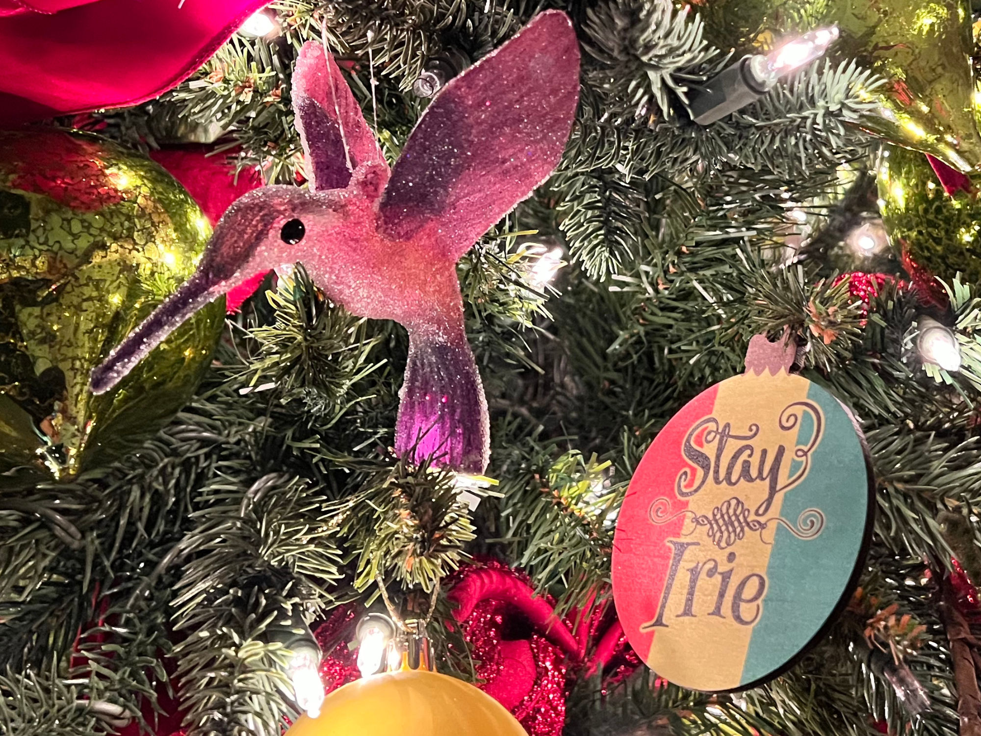Jamaican Stay Irie Christmas Ornament