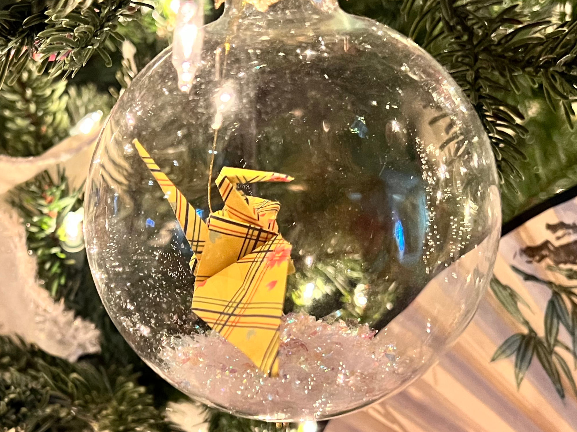 Japanese Origami Christmas Ornament