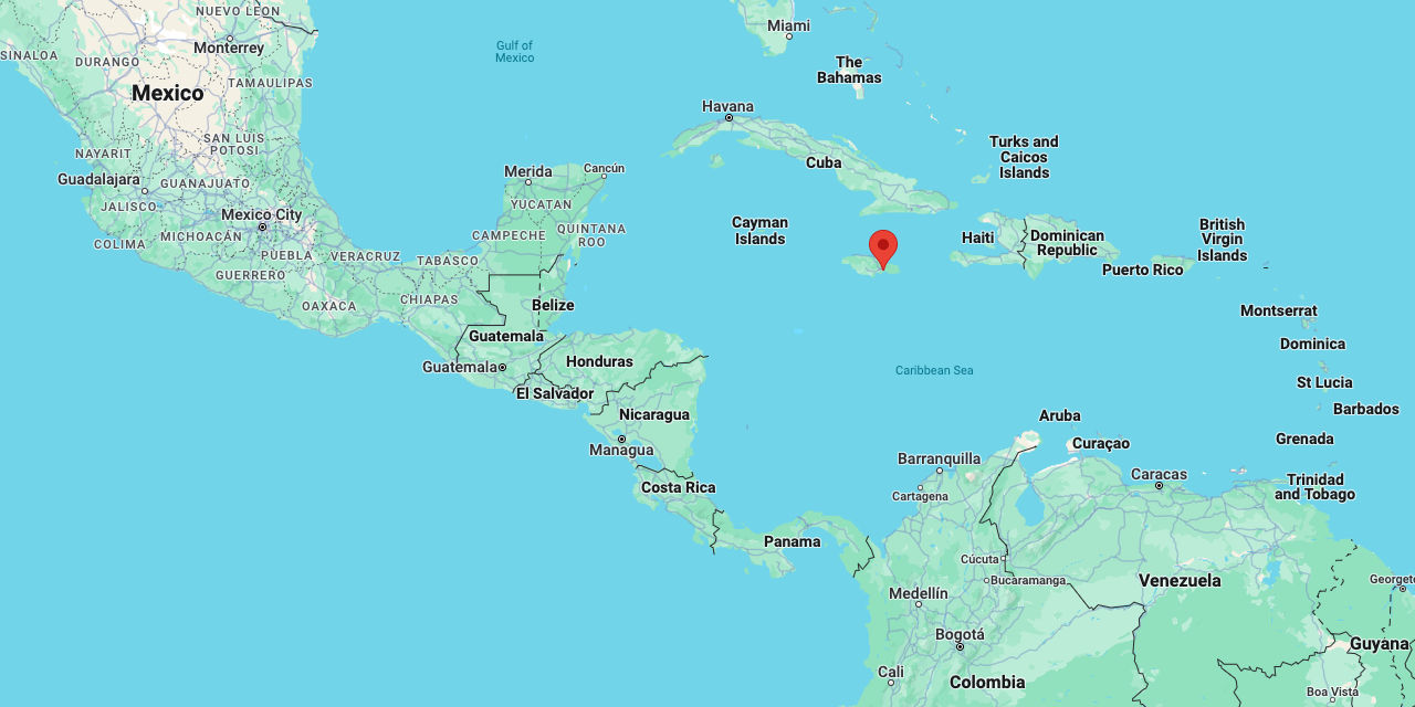 Kingston, Jamaica on Google Maps