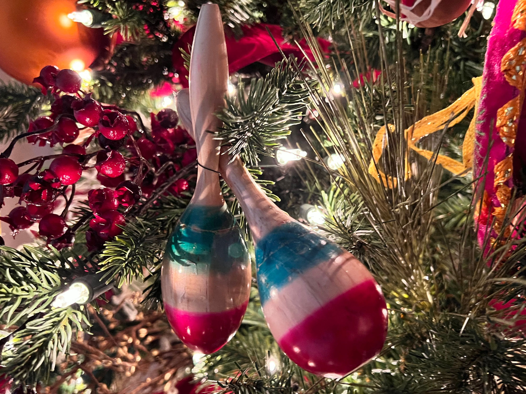 Maracas Christmas Ornament