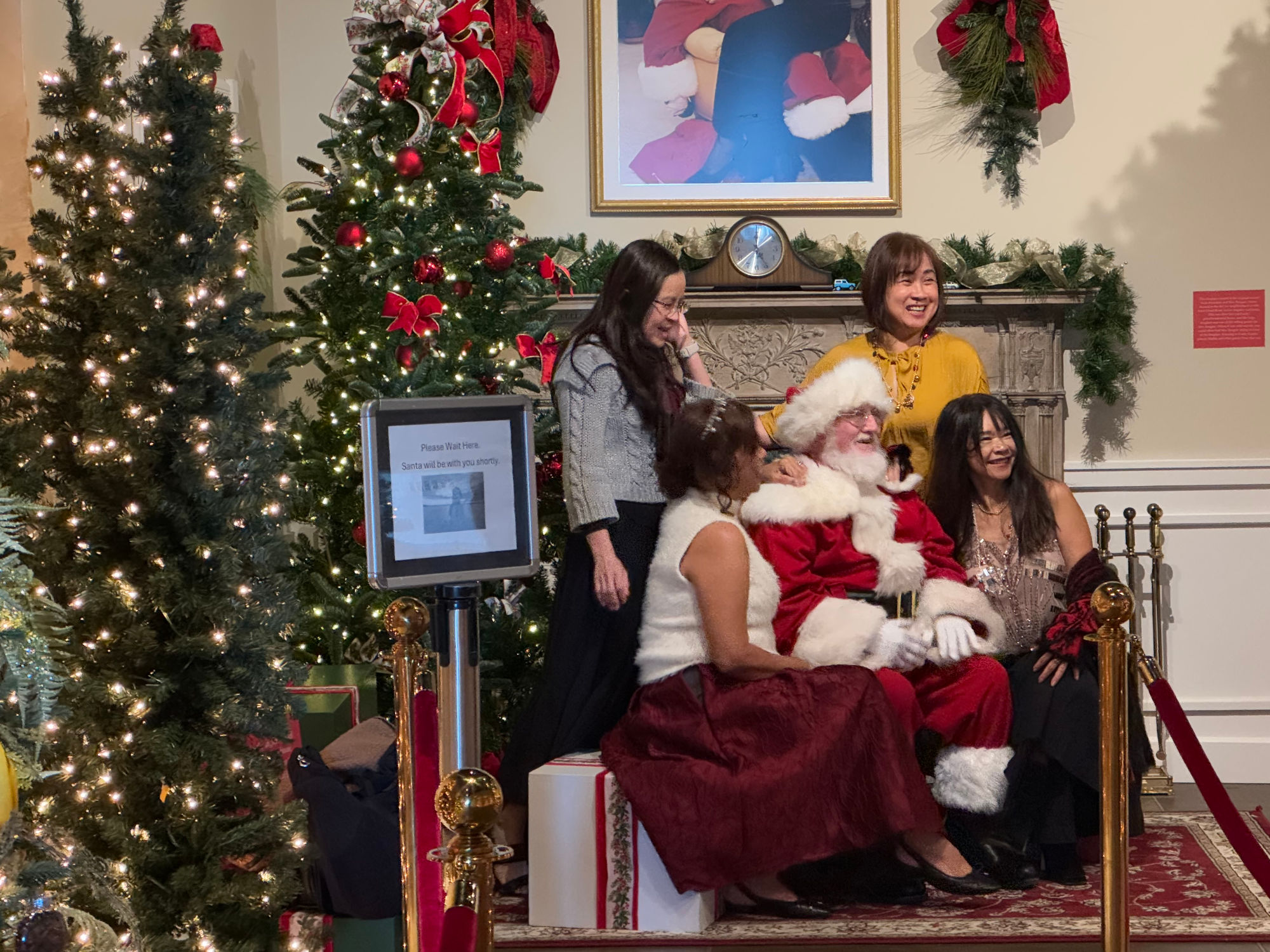 Picture with Santa Reagan Library Picture with Santa