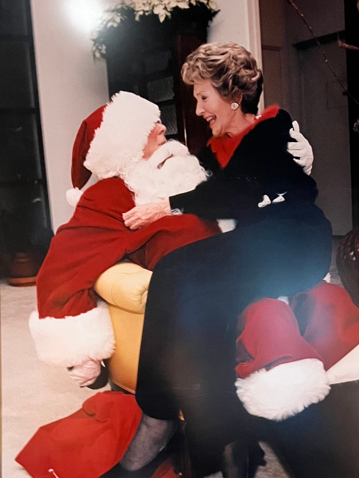 Ronald and Nancy Reagan Santa
