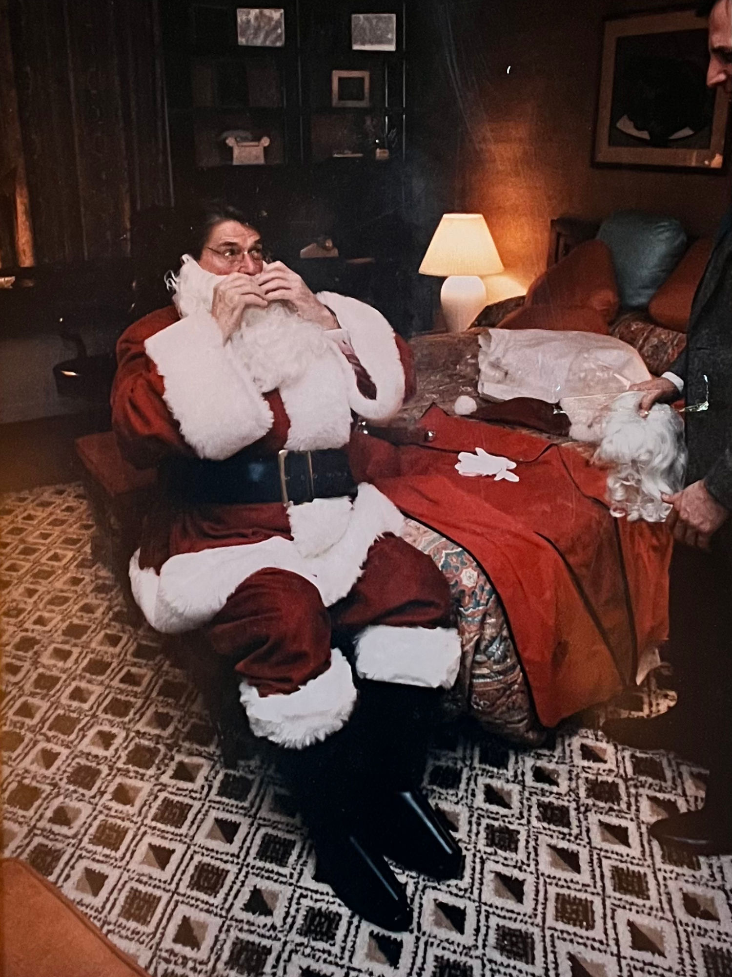 Ronald Reagan Plays Santa