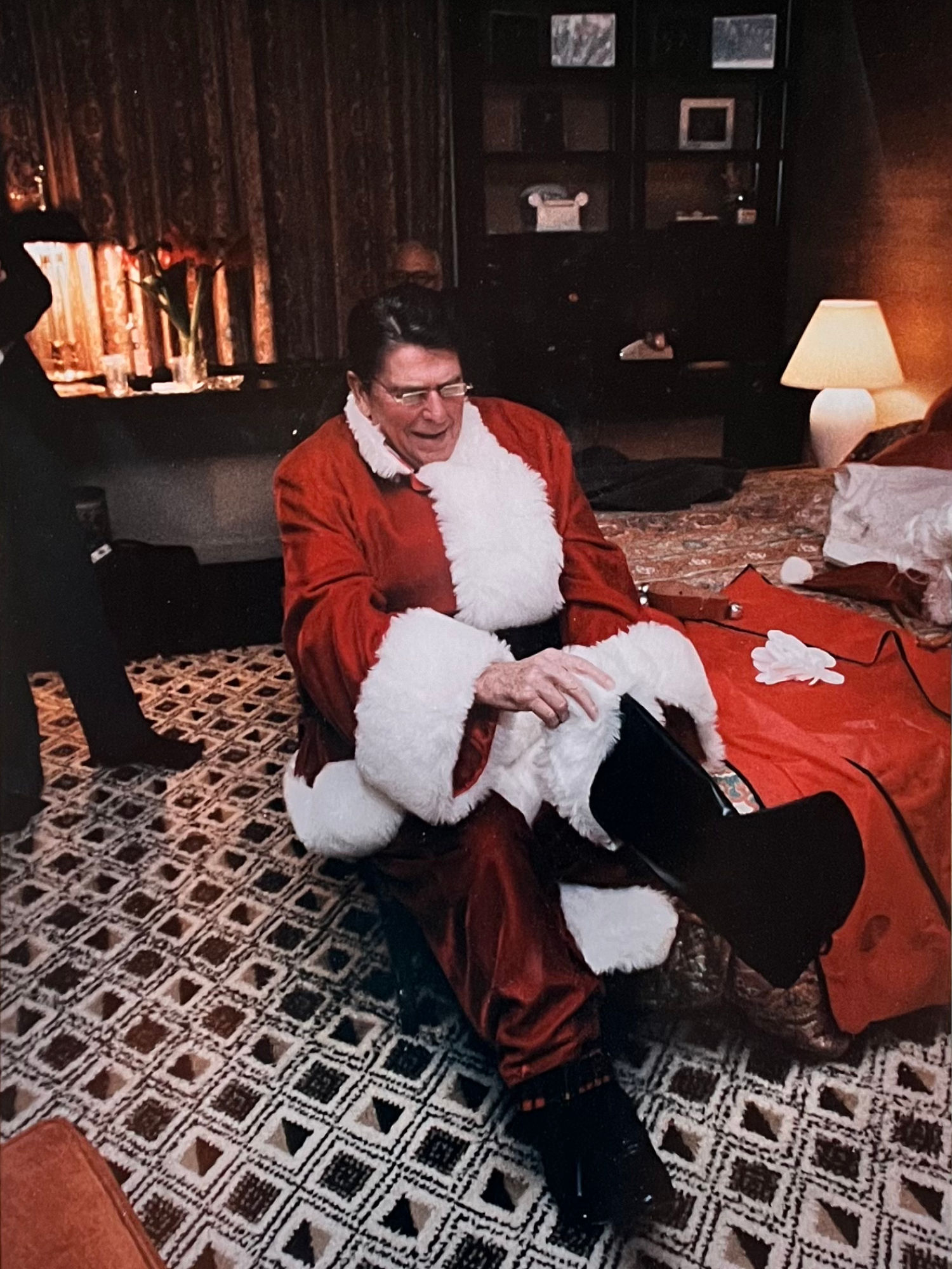 Ronald Reagan Santa Costume